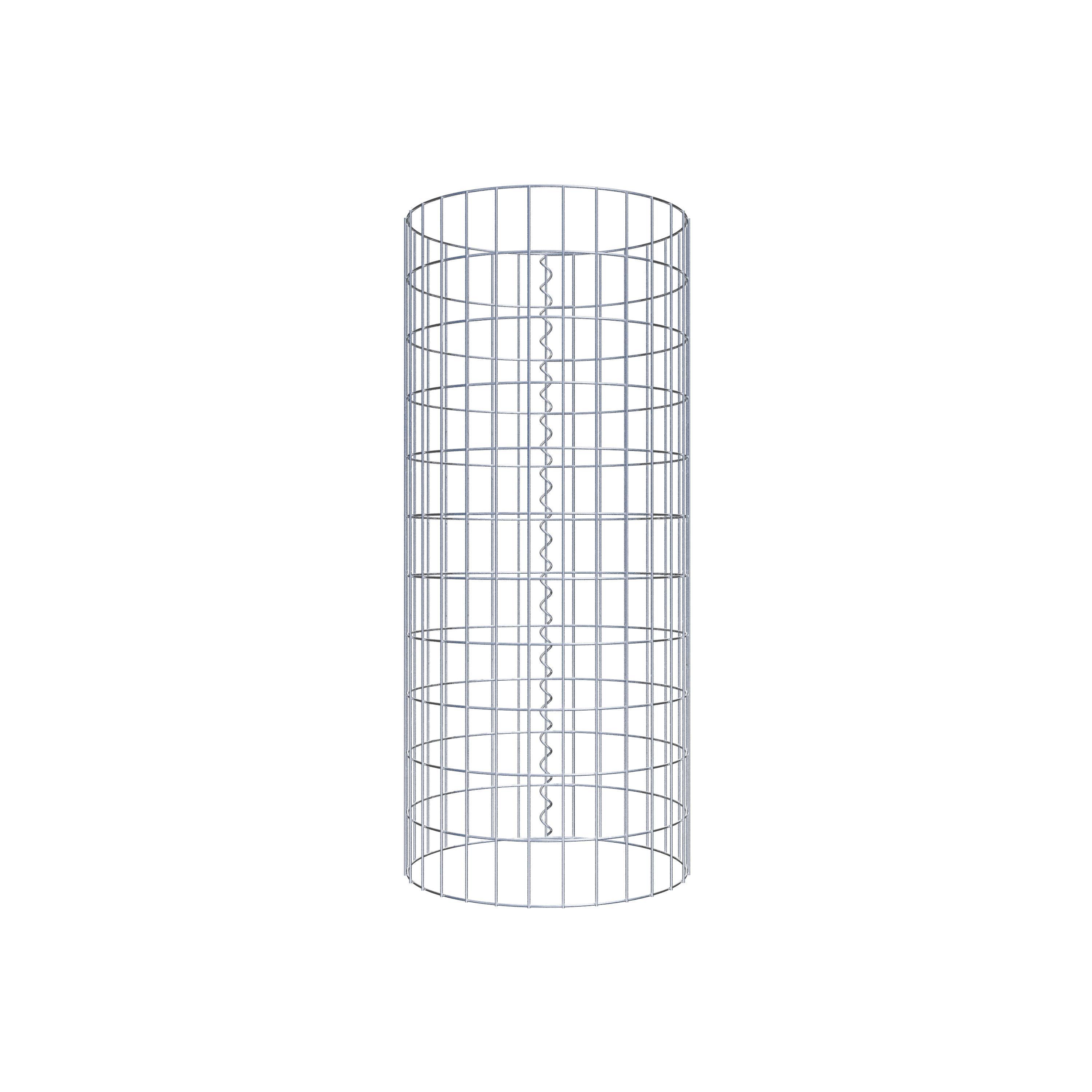 Schanskorfkolom diameter 47 cm, MW 5 x 10 cm rond