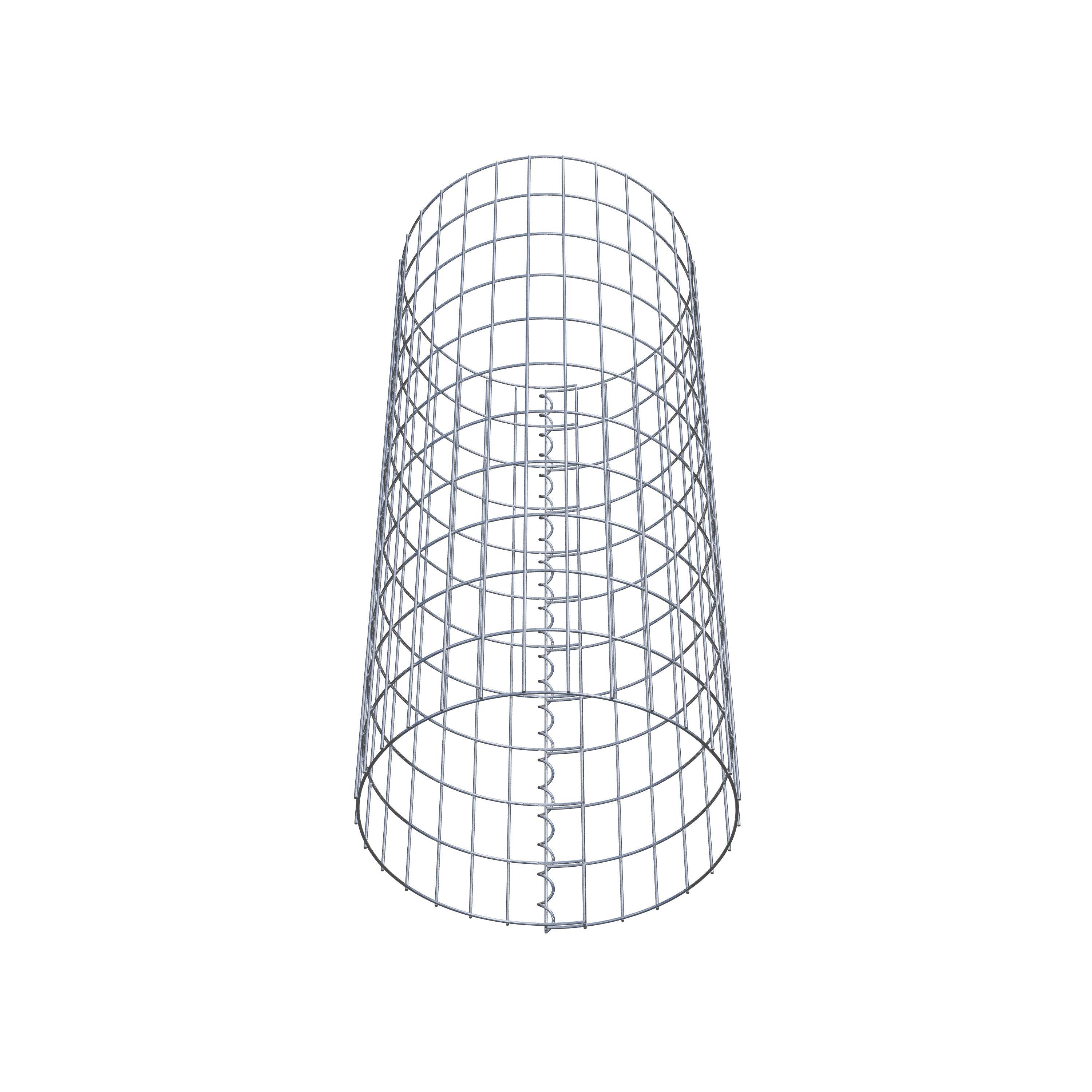 Schanskorfkolom diameter 47 cm, MW 5 x 10 cm rond