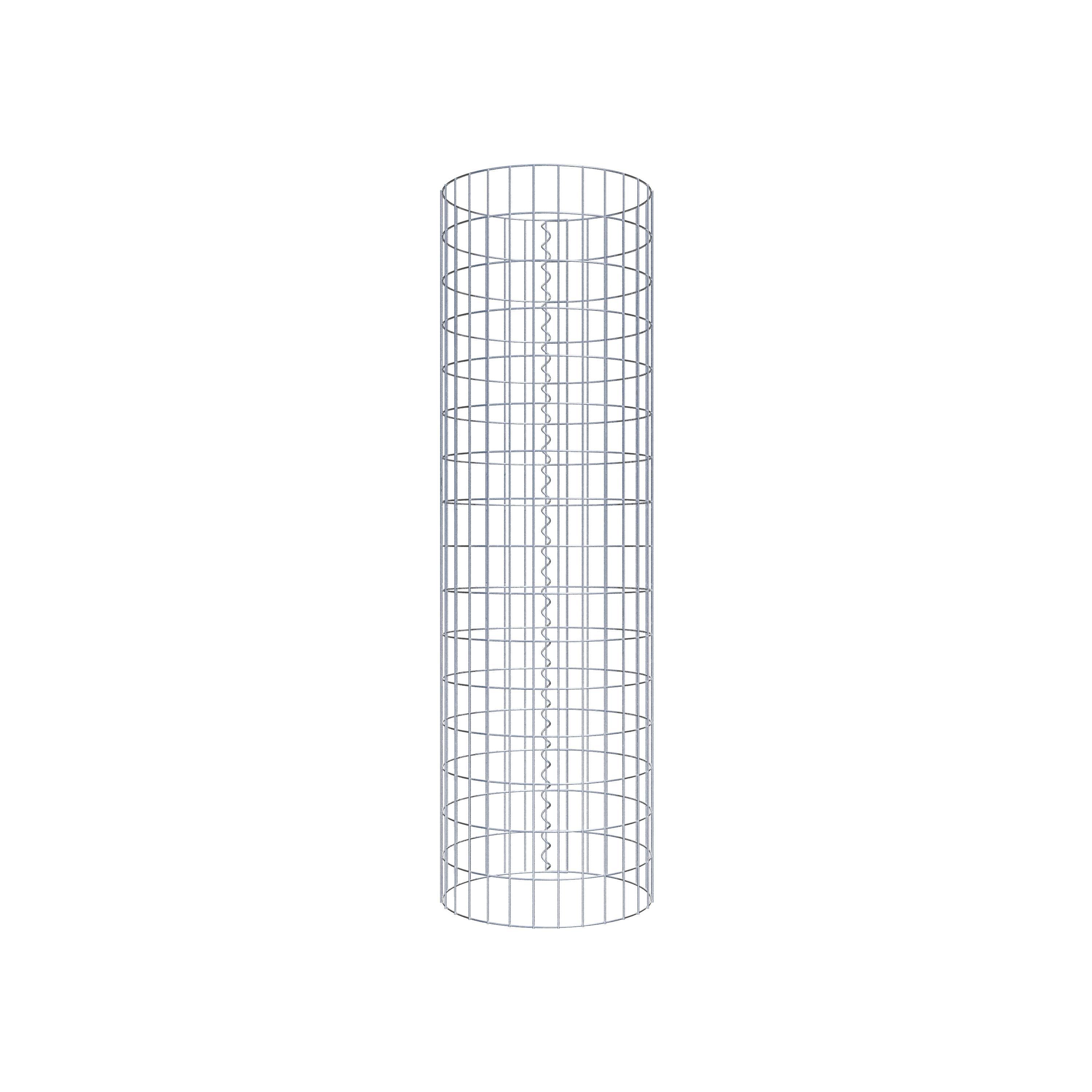 Schanskorfkolom diameter 47 cm, MW 5 x 10 cm rond