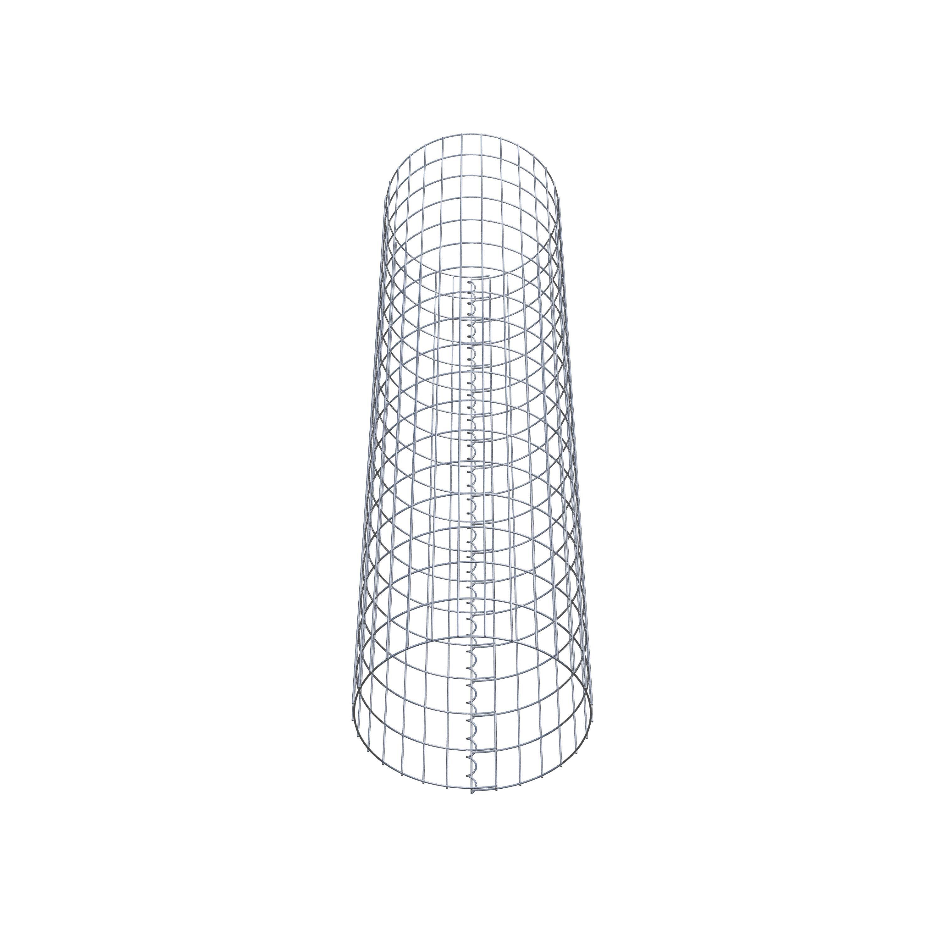 Schanskorfkolom diameter 47 cm, MW 5 x 10 cm rond