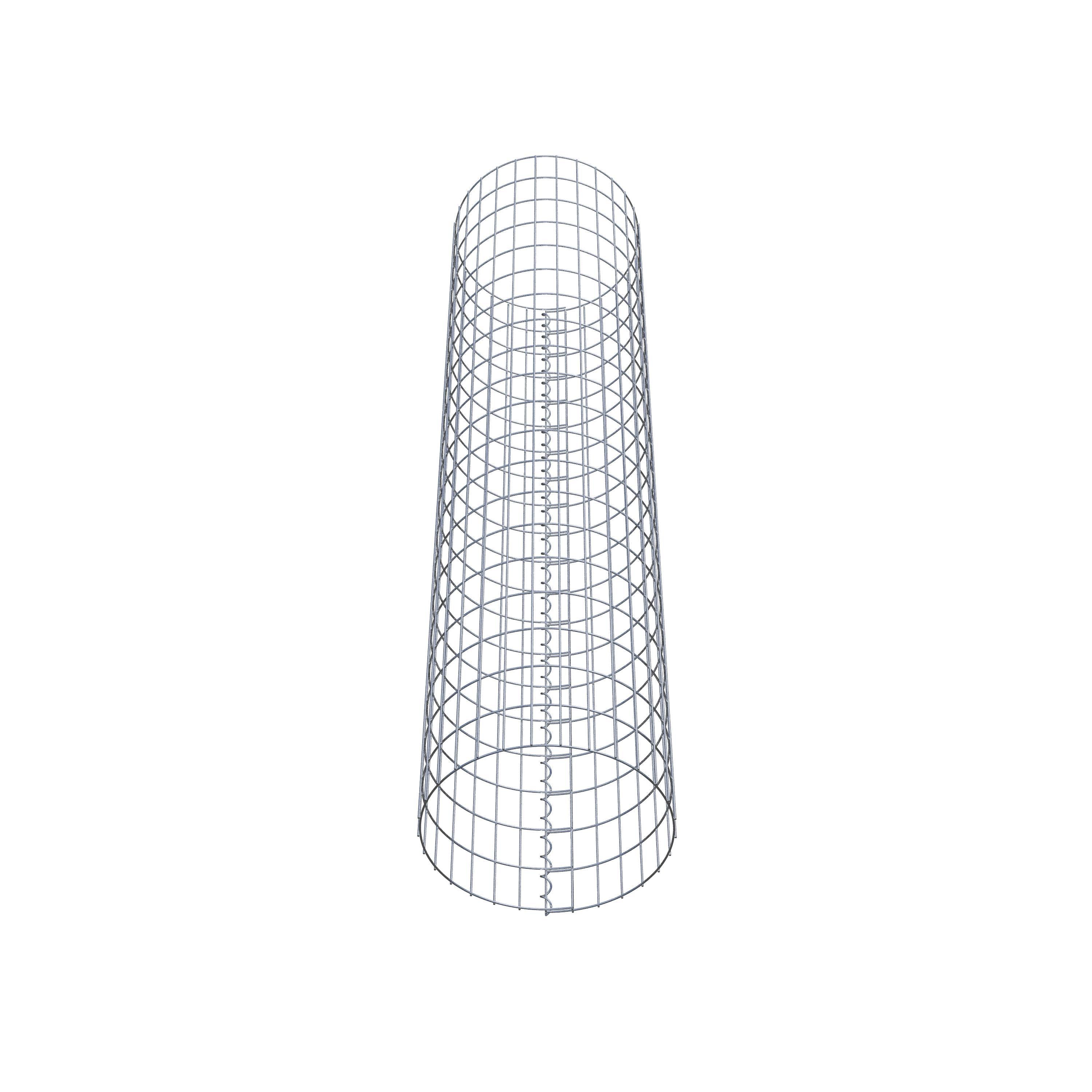 Schanskorfkolom diameter 47 cm, MW 5 x 10 cm rond