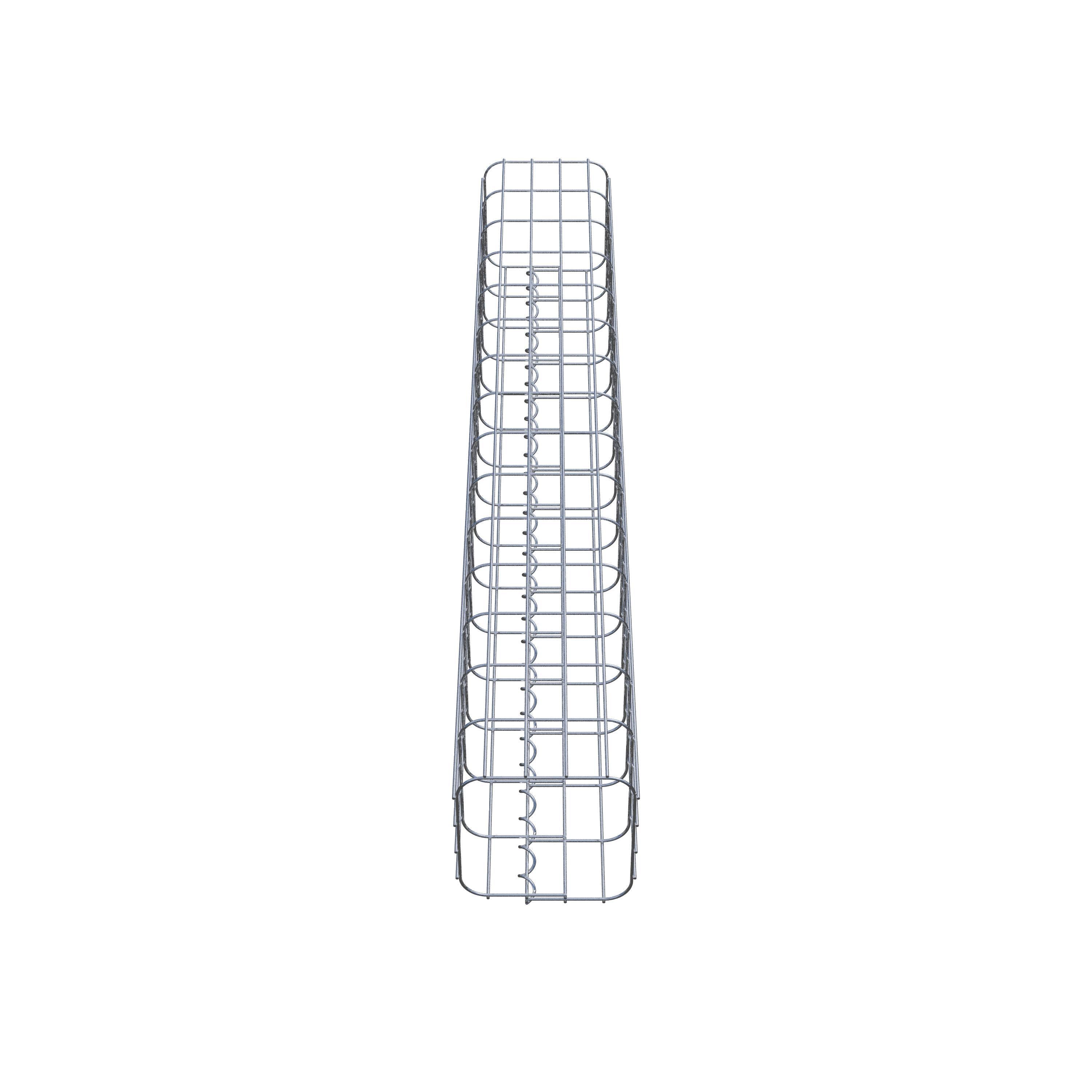 Gabion column 22 x 22 cm, MW 5 x 10 cm square