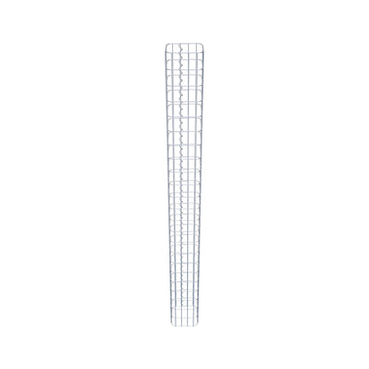 Coluna de gabião 22 x 22 cm, MW 5 x 10 cm quadrado