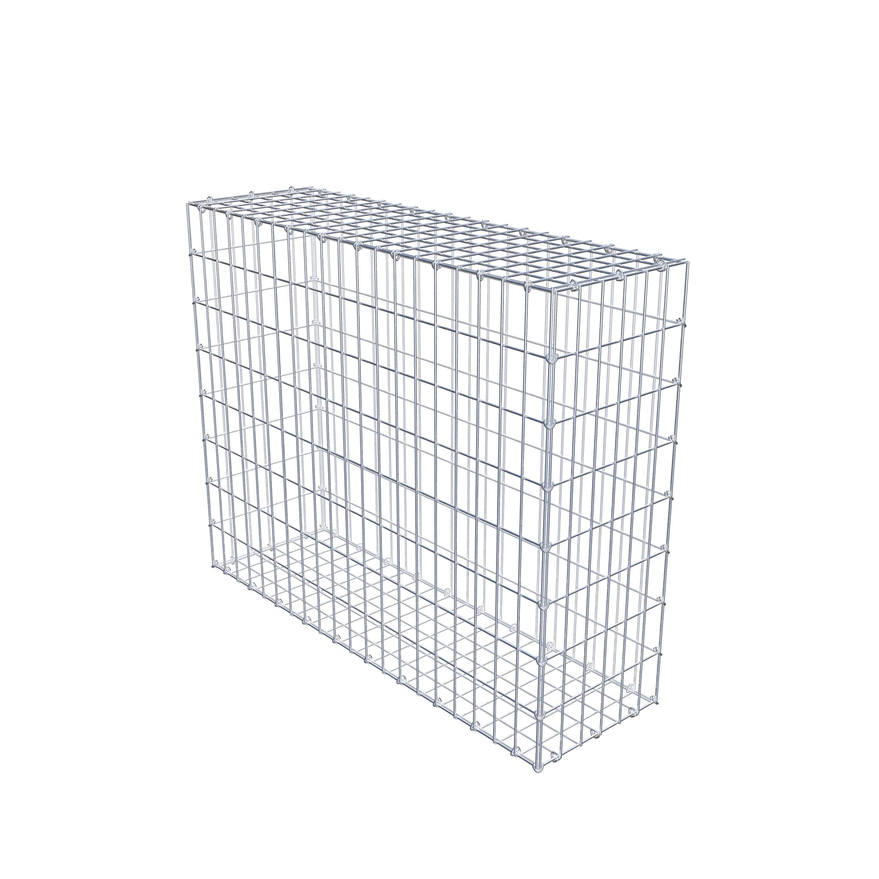 Schanskorf 100 cm x 80 cm x 30 cm (L x H x D), maaswijdte 5 cm x 10 cm, C-ring