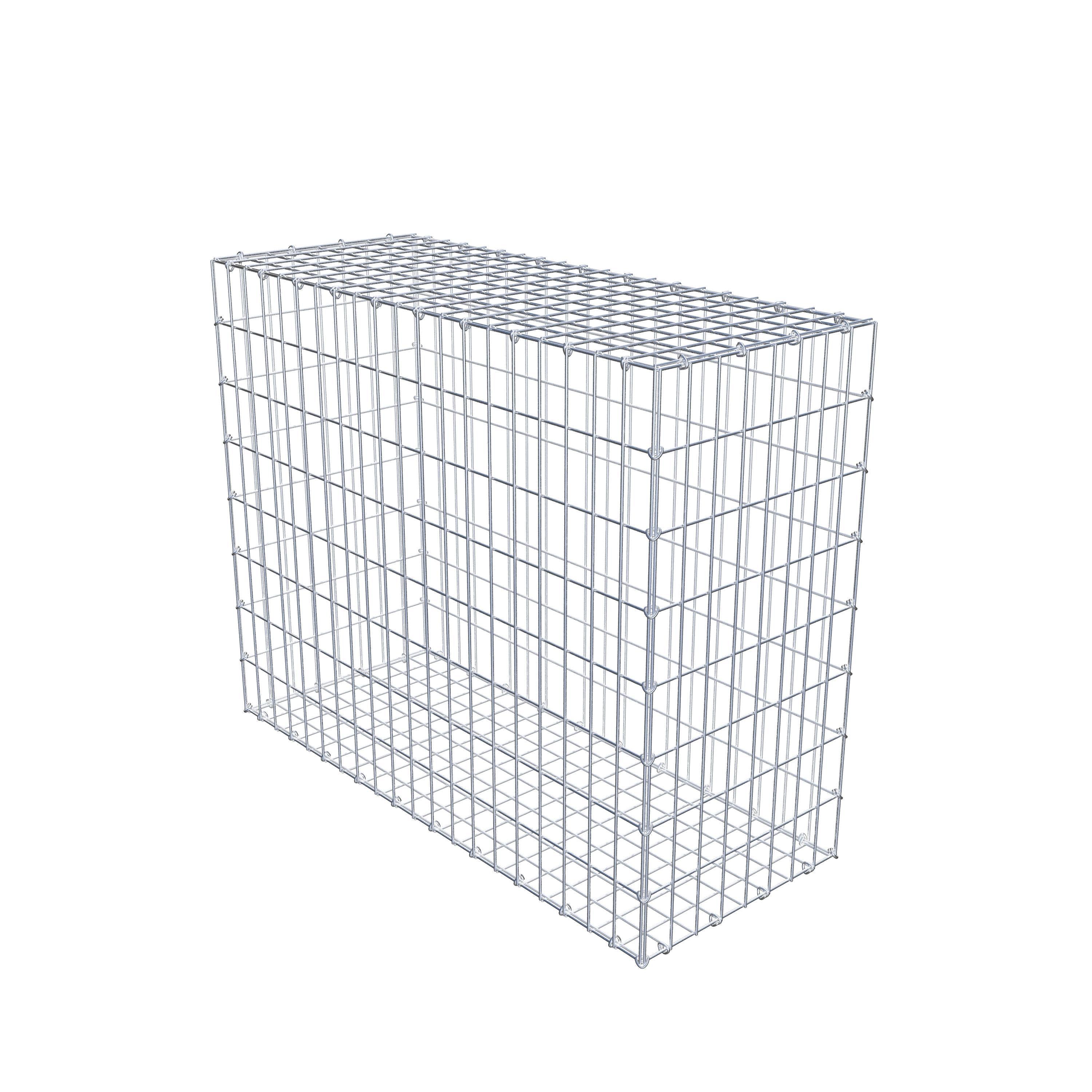 Schanskorf 100 cm x 80 cm x 40 cm (L x H x D), maaswijdte 5 cm x 10 cm, C-ring