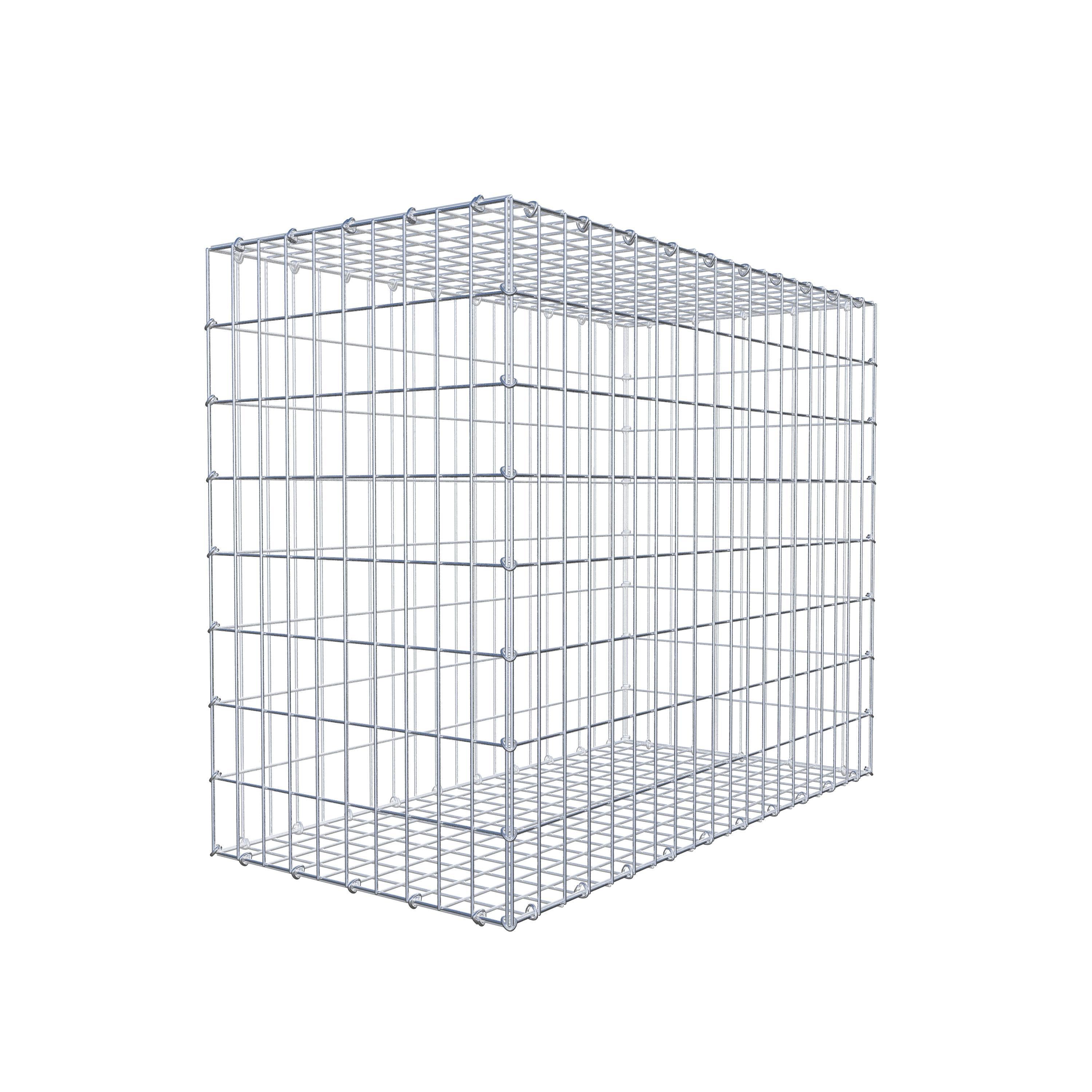 Schanskorf 100 cm x 80 cm x 50 cm (L x H x D), maaswijdte 5 cm x 10 cm, C-ring