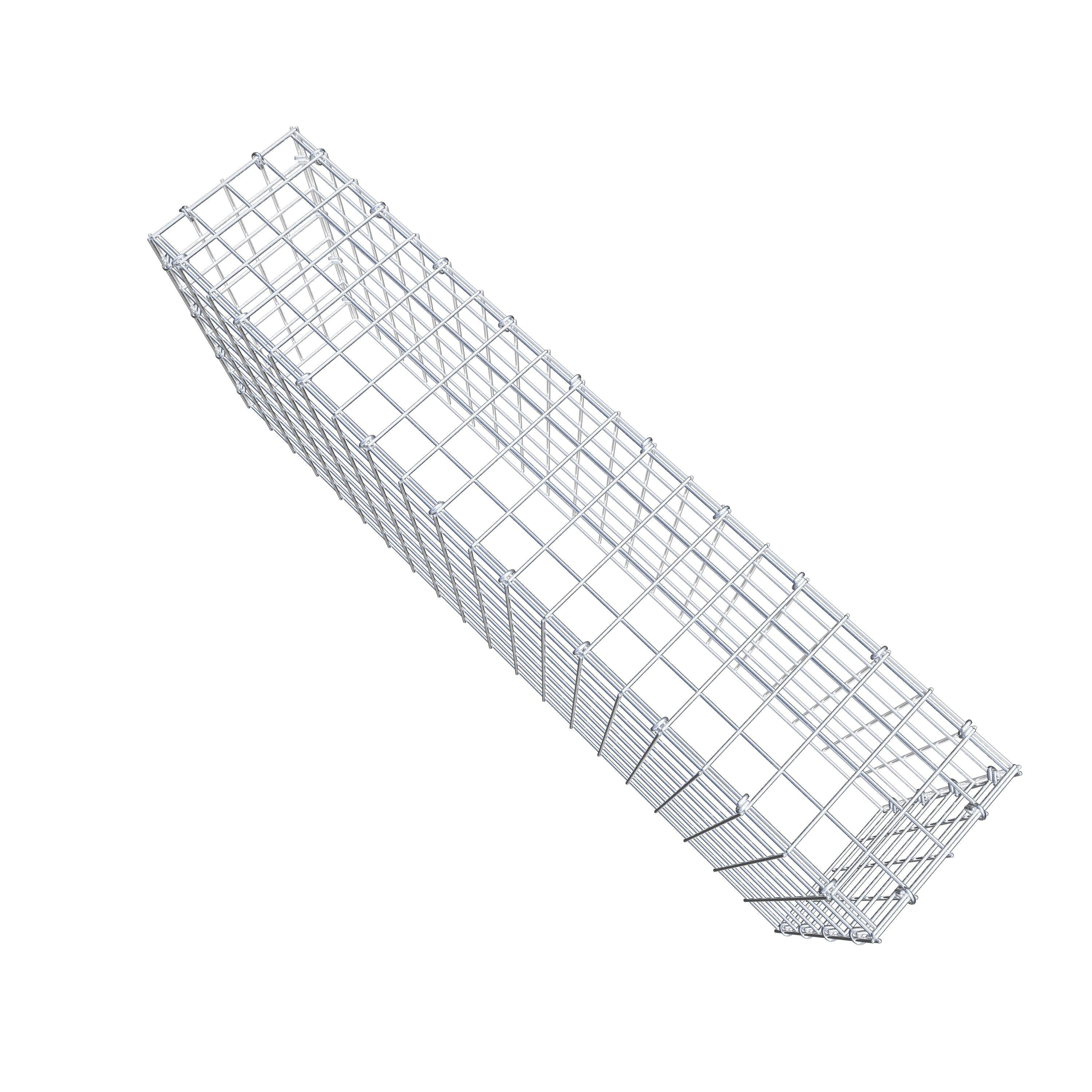 Gabião Tipo 3 100 cm x 40 cm x 20 cm (C x A x P), malhagem 5 cm x 5 cm, anel C