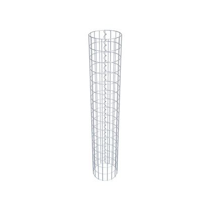 Colonne de gabion ronde 27 cm de diamètre, 160 cm de hauteur, maille 5 cm x 10 cm