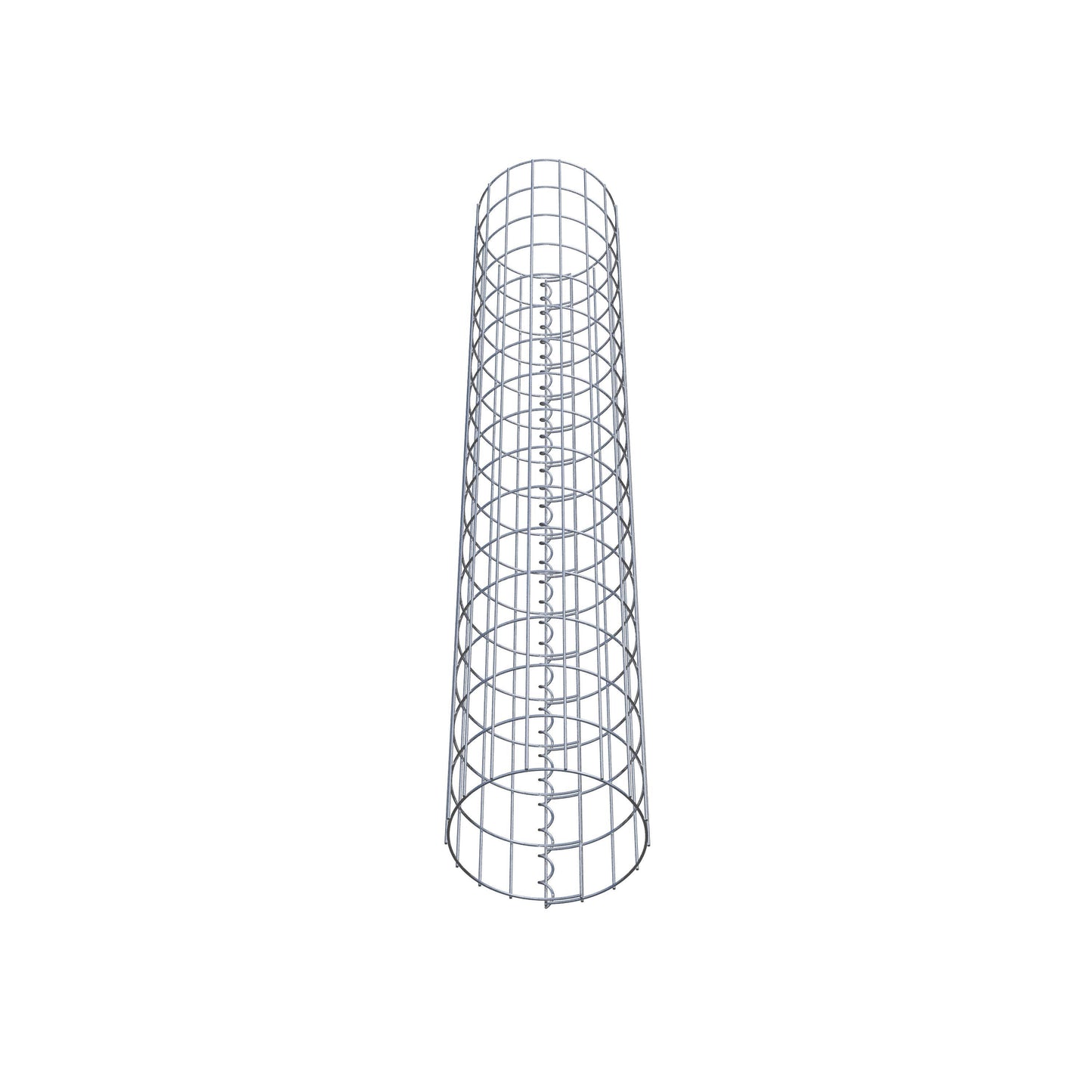 Colonne de gabion ronde 27 cm de diamètre, 160 cm de hauteur, maille 5 cm x 10 cm