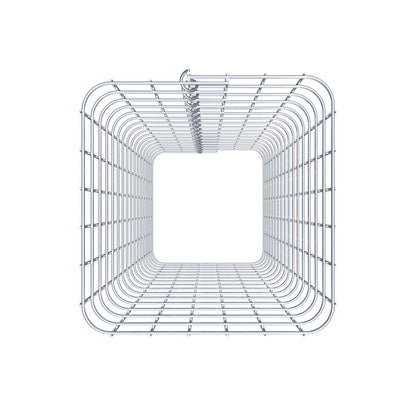 Coluna de gabião 32 x 32 cm MW 5 x 5 cm quadrado