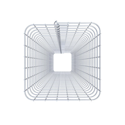 Coluna de gabião 32 x 32 cm MW 5 x 5 cm quadrado