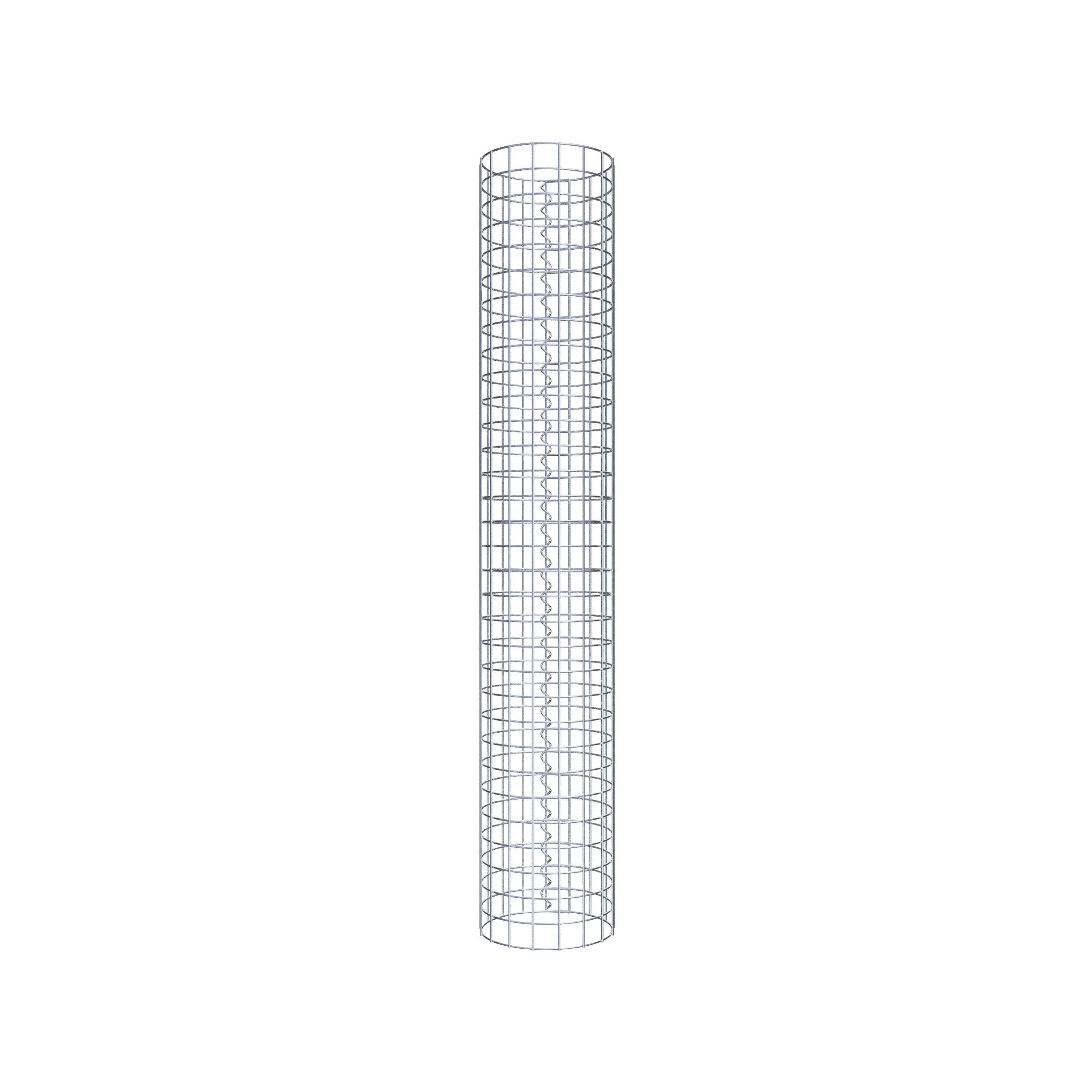 Coluna de gabião diâmetro 27 cm MW 5 x 5 cm redondo