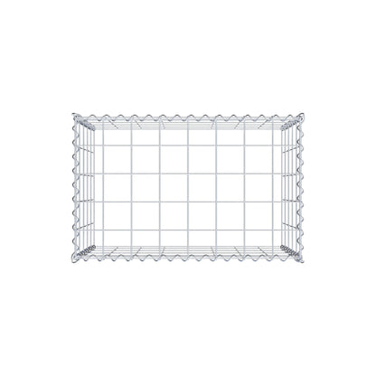 Anbaugabione Typ 3 80 cm x 50 cm x 50 cm (L x H x T), Maschenweite 10 cm x 10 cm, Spirale