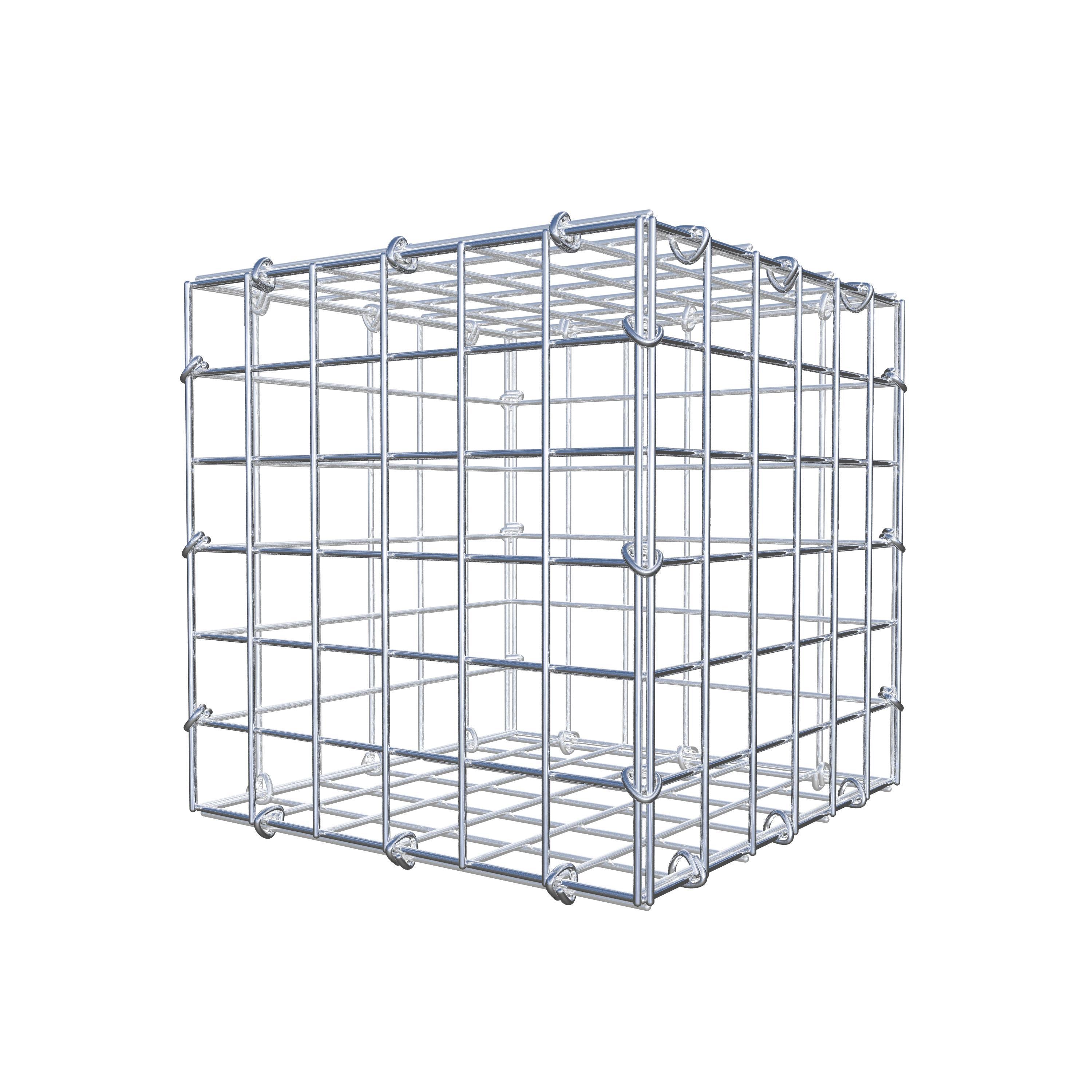 Gabion 30 cm x 30 cm x 30 cm (L x H x D), maskestørrelse 5 cm x 5 cm, C-ring