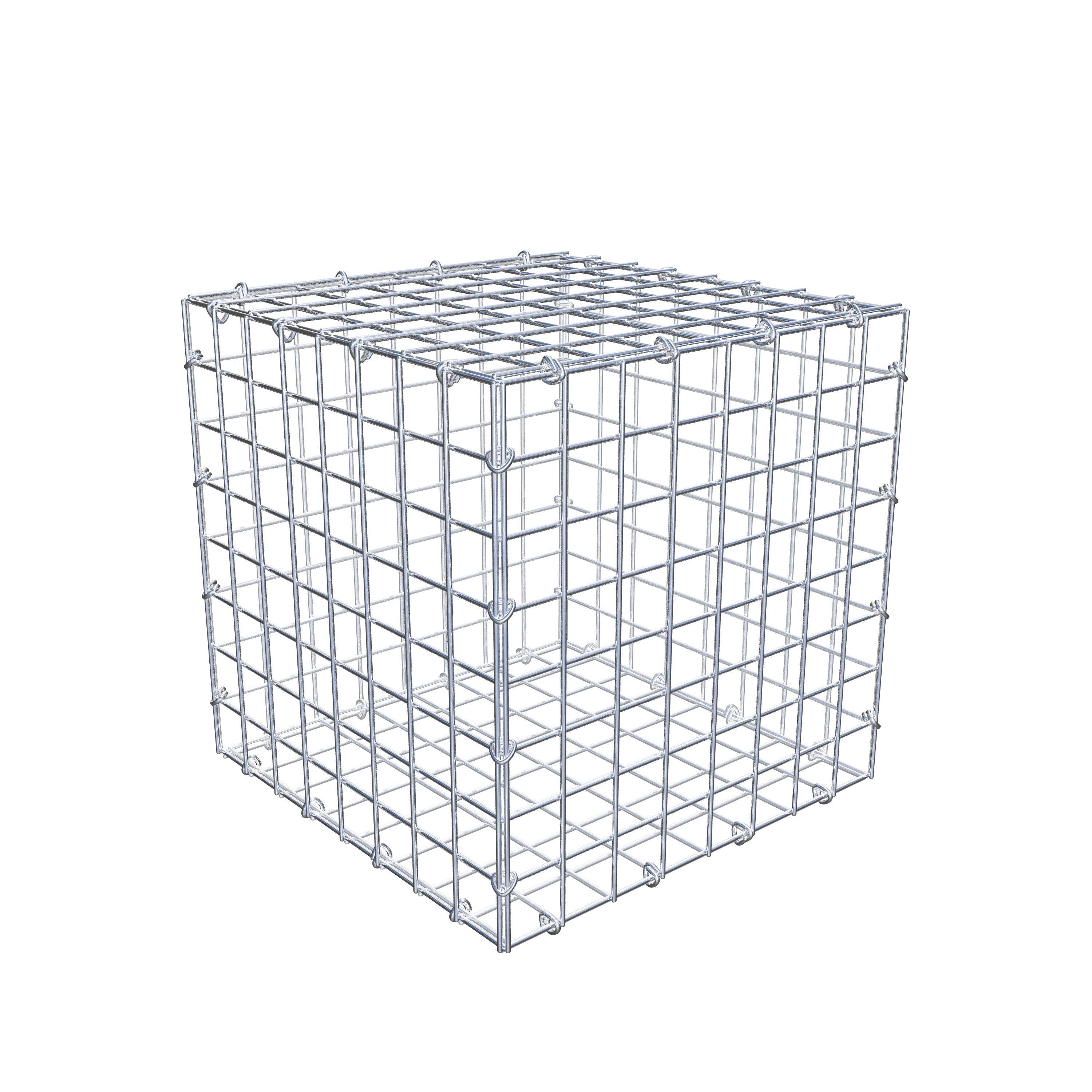 Schanskorf 40 cm x 40 cm x 40 cm (L x H x D), maaswijdte 5 cm x 5 cm, C-ring