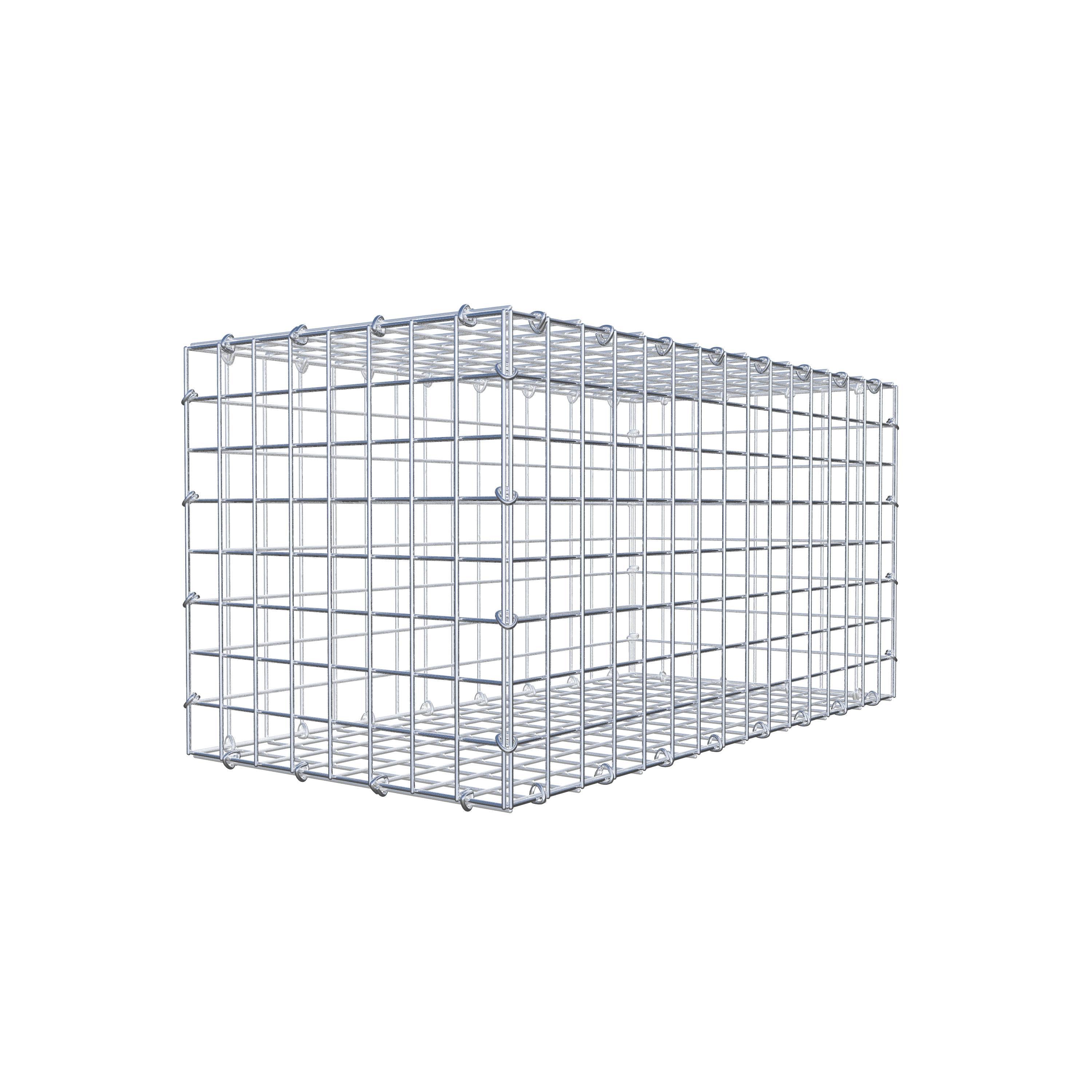 Schanskorf 80 cm x 40 cm x 40 cm (L x H x D), maaswijdte 5 cm x 5 cm, C-ring