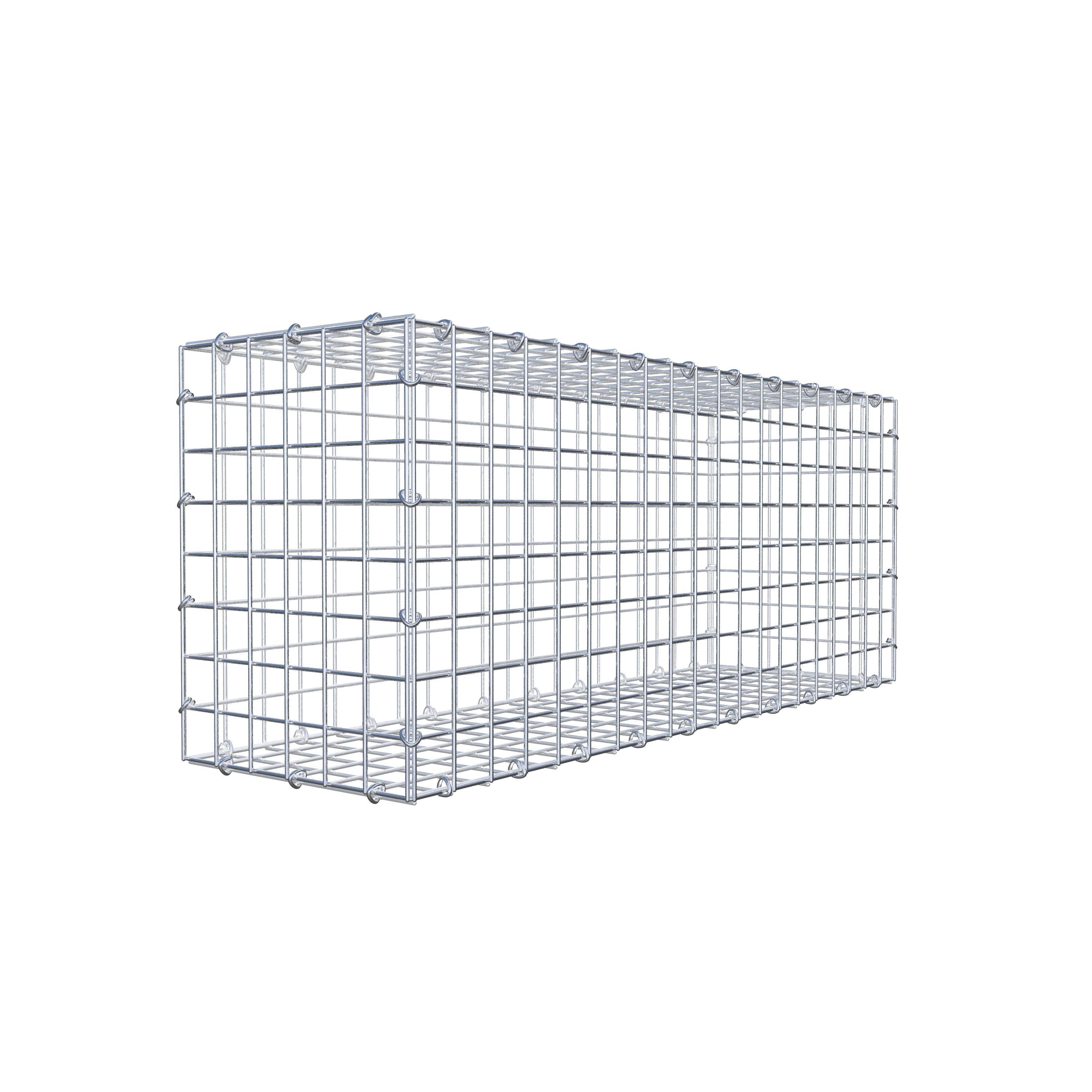 Schanskorf 100 cm x 40 cm x 30 cm (L x H x D), maaswijdte 5 cm x 5 cm, C-ring