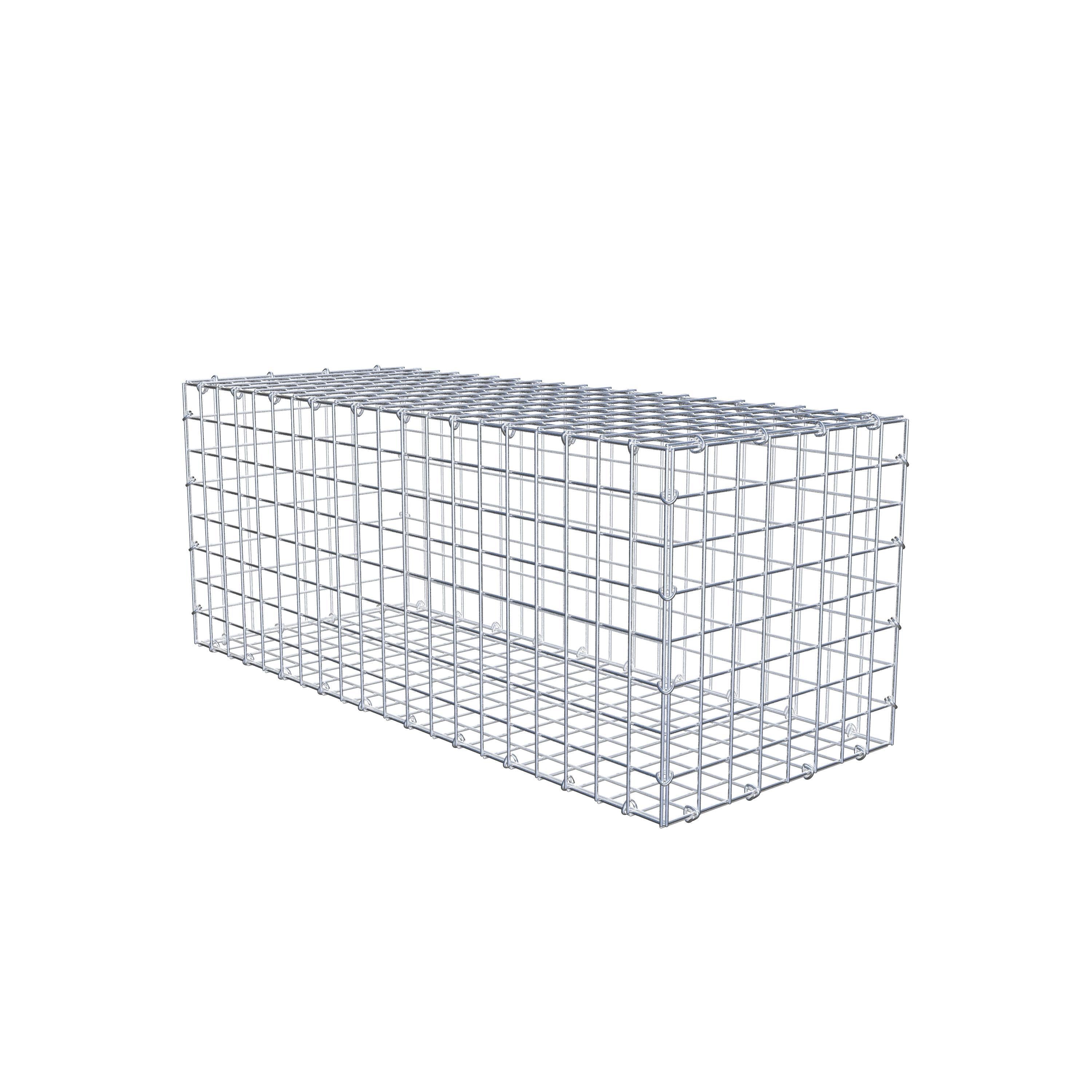 Schanskorf 100 cm x 40 cm x 40 cm (L x H x D), maaswijdte 5 cm x 5 cm, C-ring