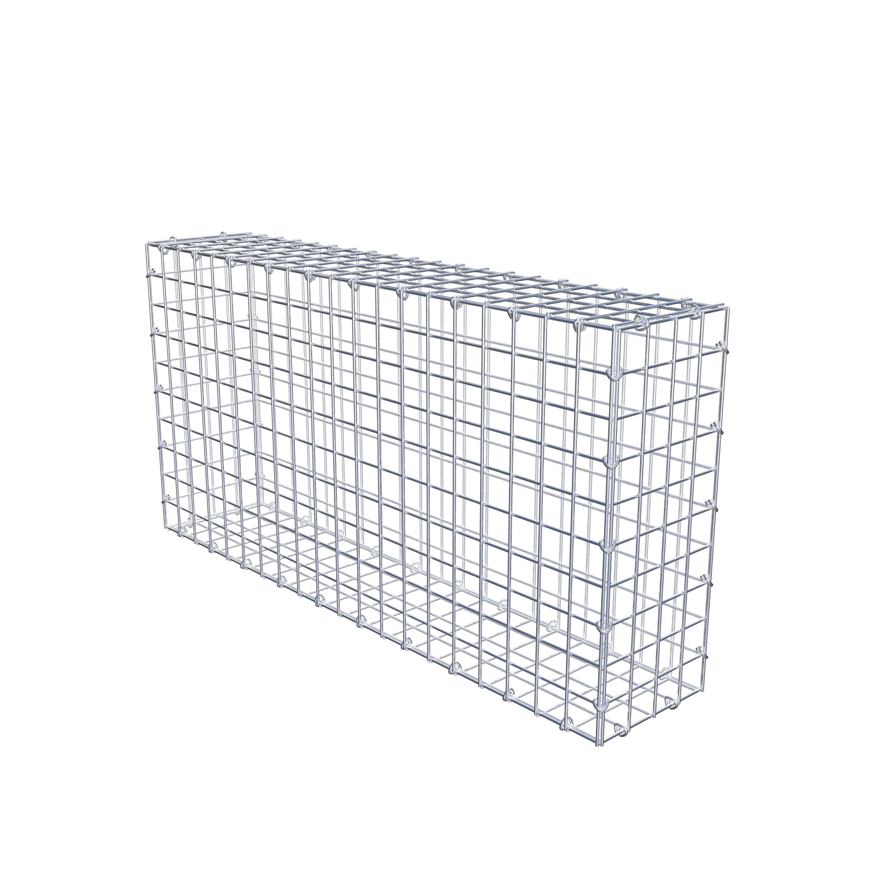 Gabion 100 cm x 50 cm x 20 cm (L x H x D), maskestørrelse 5 cm x 5 cm, C-ring