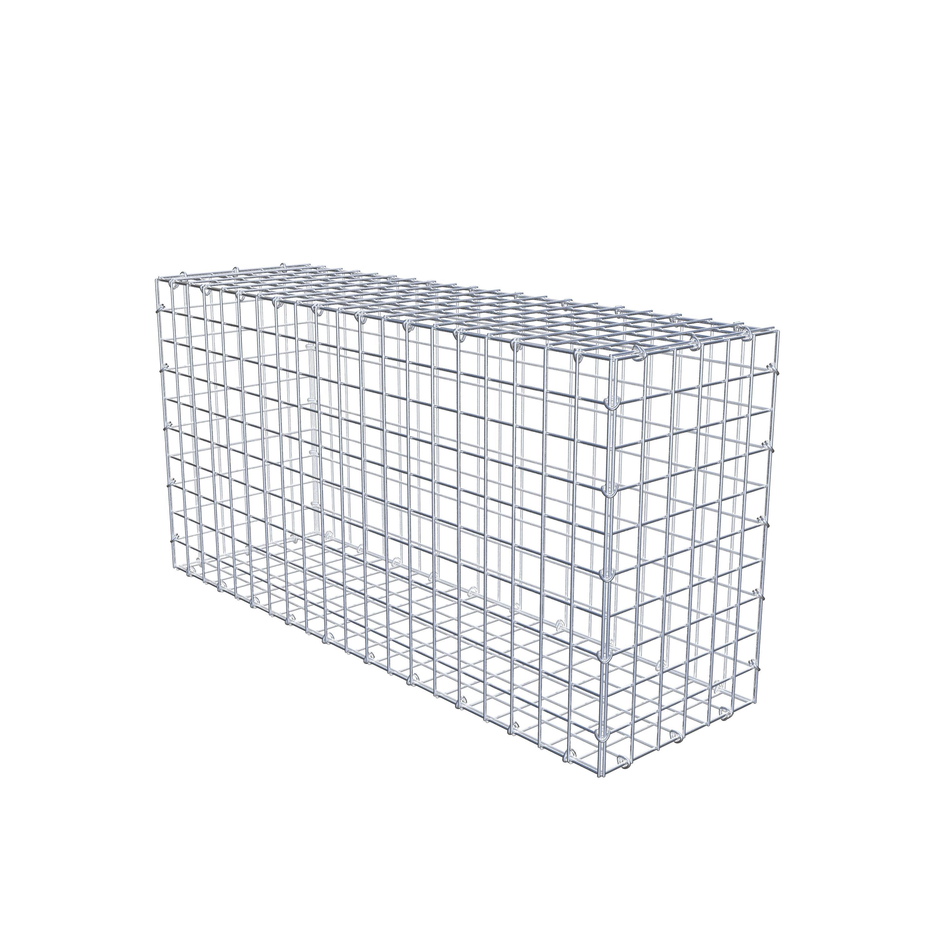 Gabion 100 cm x 50 cm x 30 cm (L x H x D), mesh size 5 cm x 5 cm, C-ring