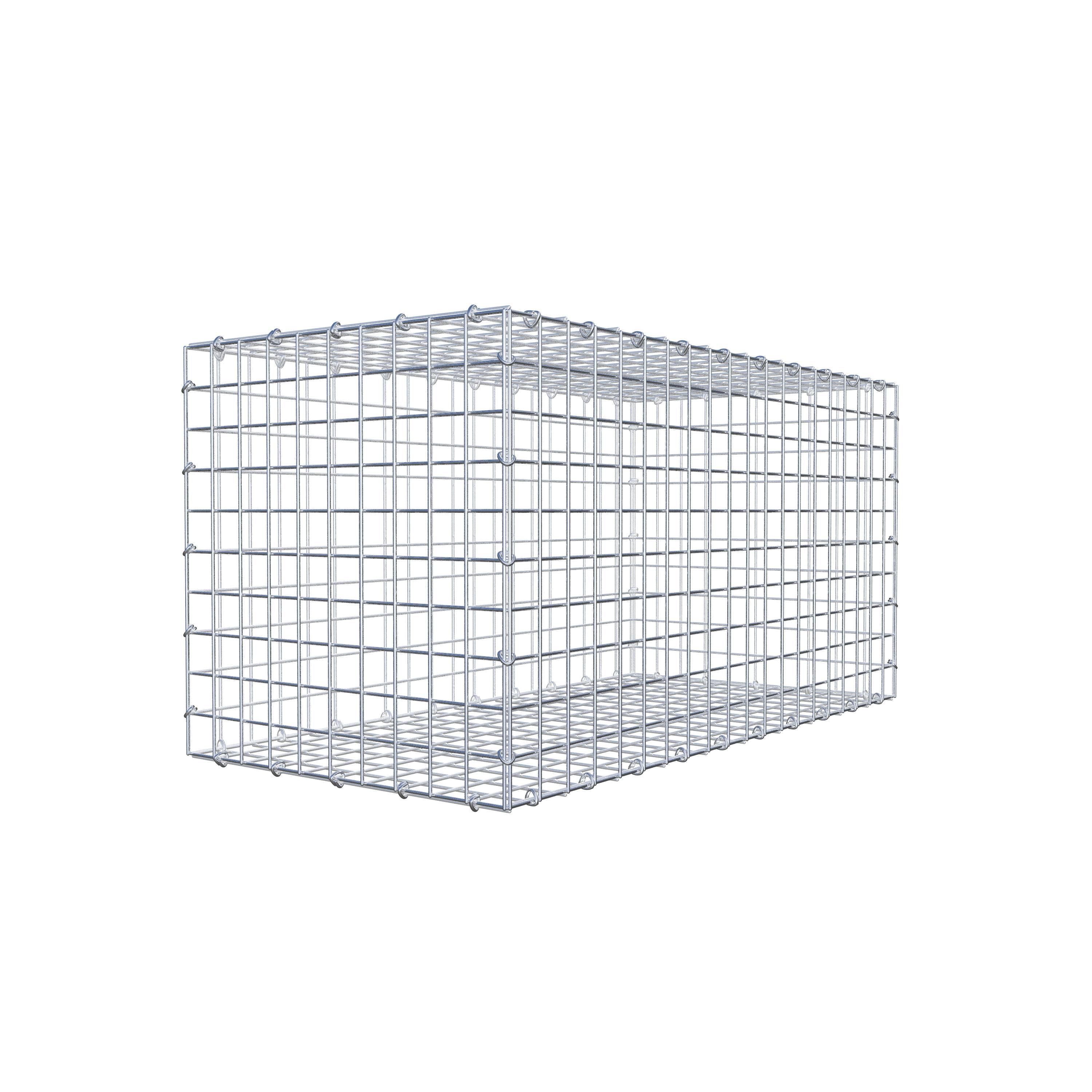 Schanskorf 100 cm x 50 cm x 50 cm (L x H x D), maaswijdte 5 cm x 5 cm, C-ring