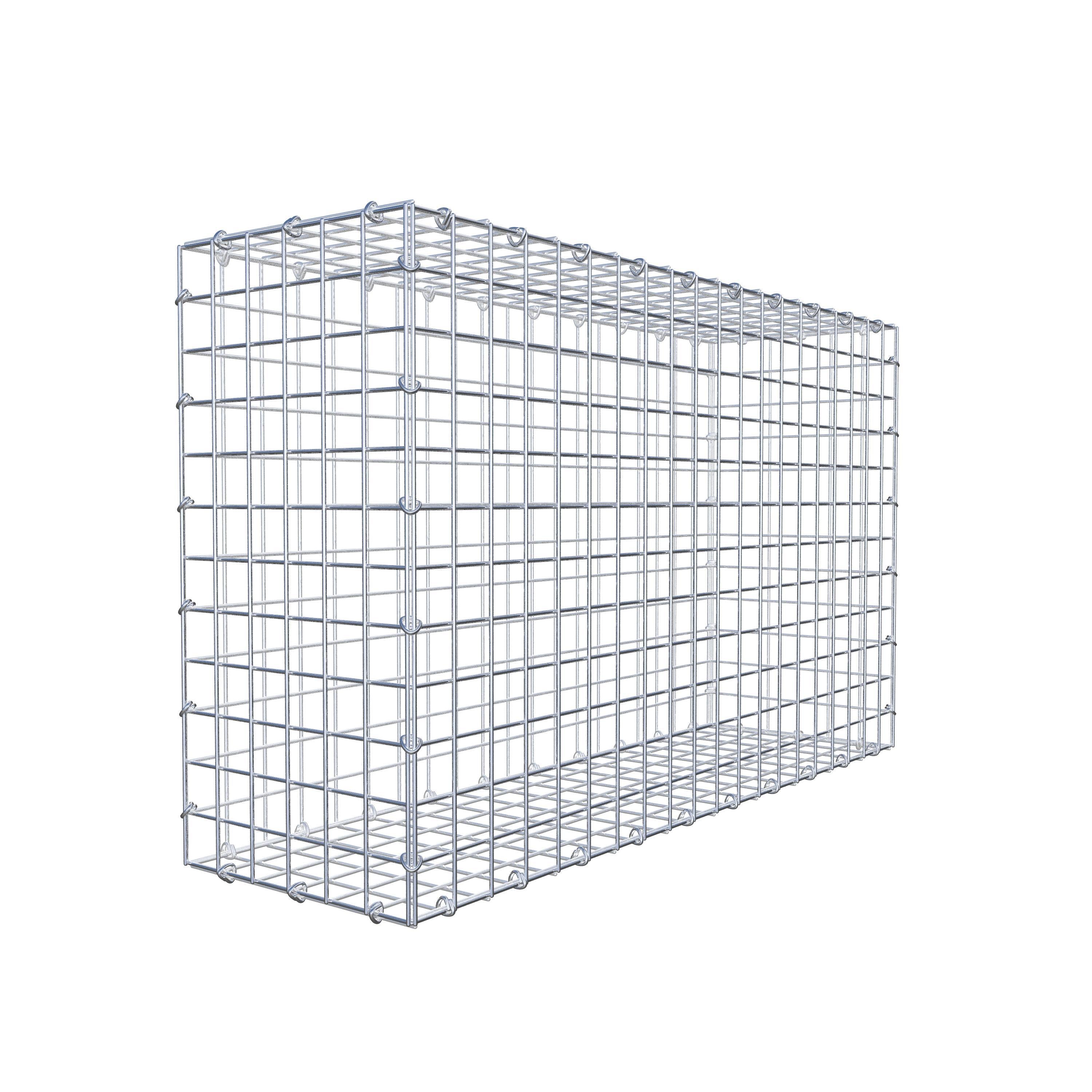 Schanskorf 100 cm x 60 cm x 30 cm (L x H x D), maaswijdte 5 cm x 5 cm, C-ring