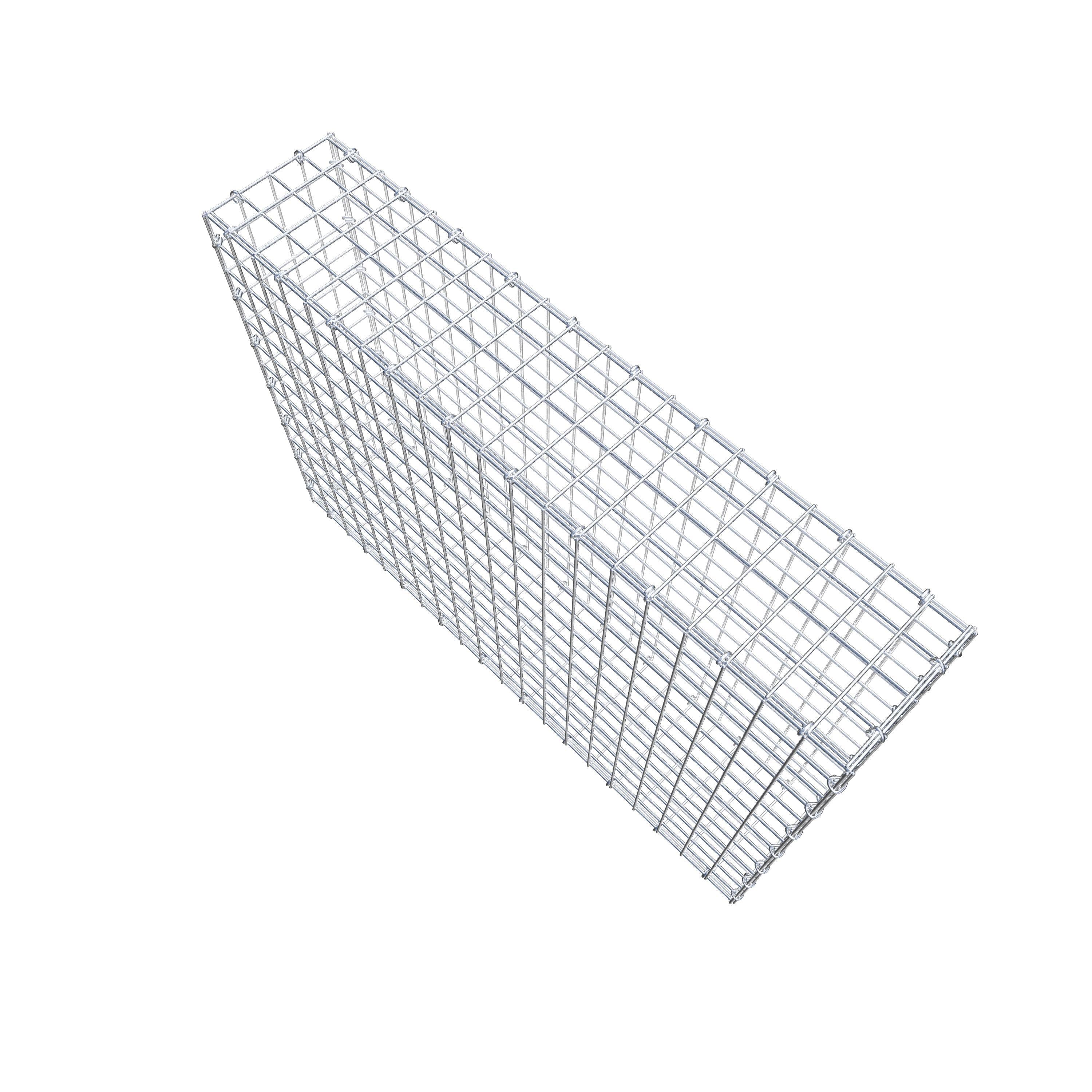 Schanskorf 100 cm x 70 cm x 20 cm (L x H x D), maaswijdte 5 cm x 5 cm, C-ring