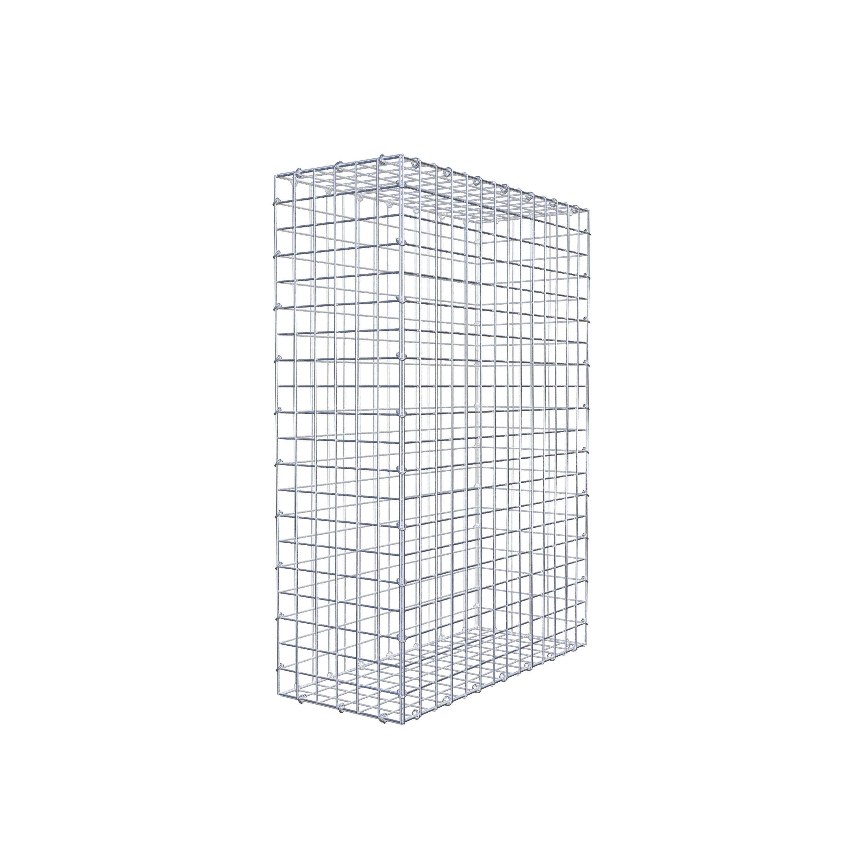 Gabion 100 cm x 70 cm x 30 cm (L x H x D), maskestørrelse 5 cm x 5 cm, C-ring