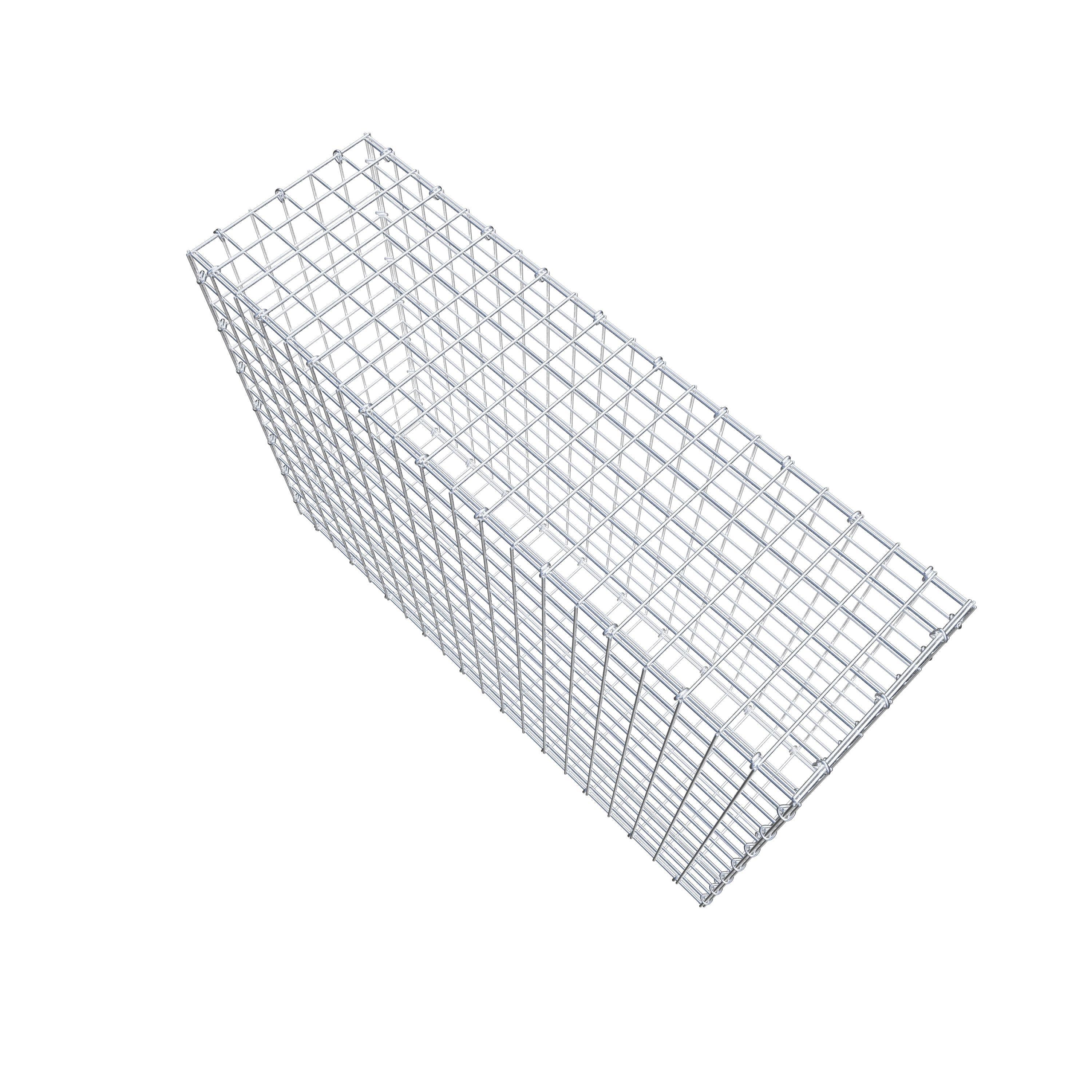 Schanskorf 100 cm x 70 cm x 30 cm (L x H x D), maaswijdte 5 cm x 5 cm, C-ring