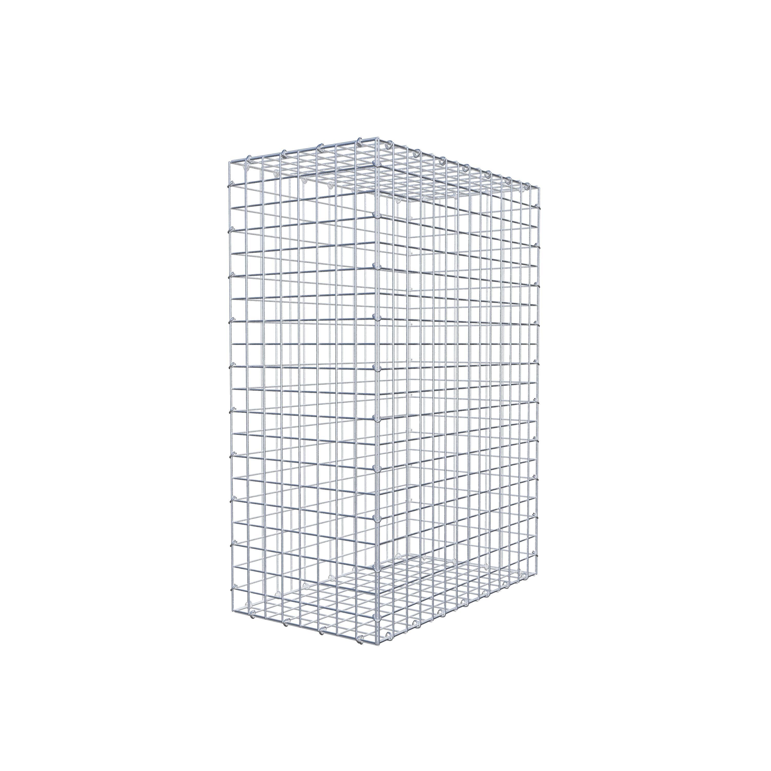 Gabion 100 cm x 70 cm x 40 cm (L x H x D), maskestørrelse 5 cm x 5 cm, C-ring