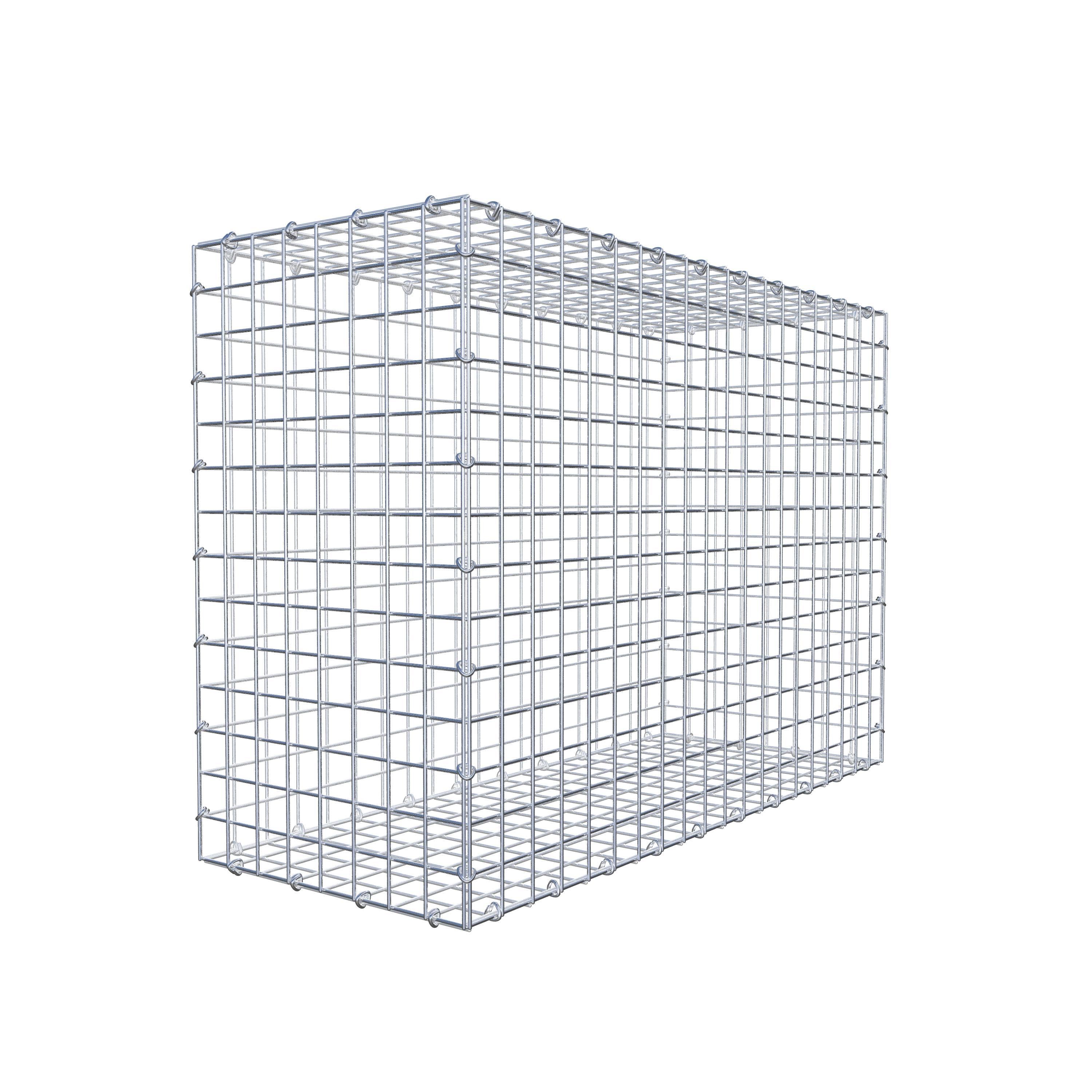 Schanskorf 100 cm x 70 cm x 40 cm (L x H x D), maaswijdte 5 cm x 5 cm, C-ring