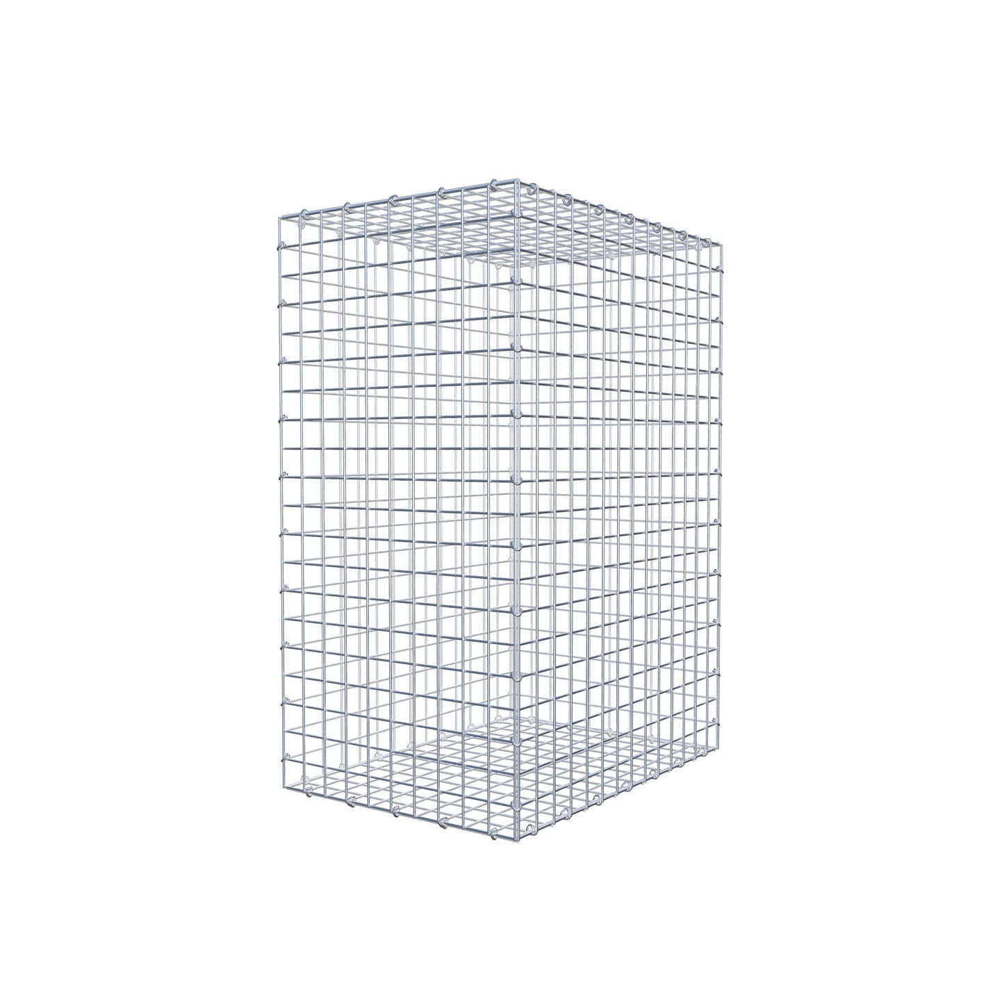Gabion 100 cm x 70 cm x 50 cm (L x H x P), mailles 5 cm x 5 cm, anneau en C