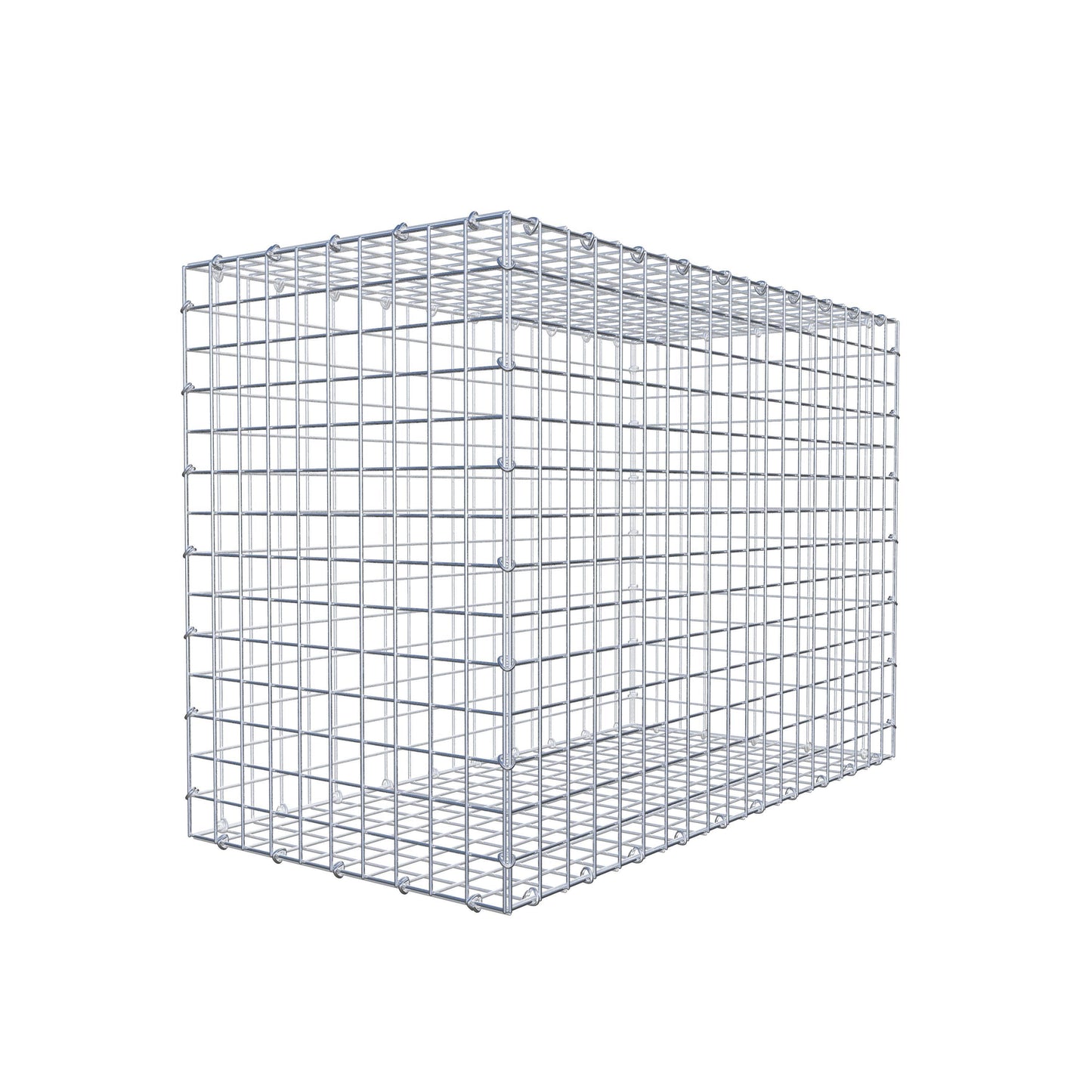 Gabion 100 cm x 70 cm x 50 cm (L x H x P), mailles 5 cm x 5 cm, anneau en C