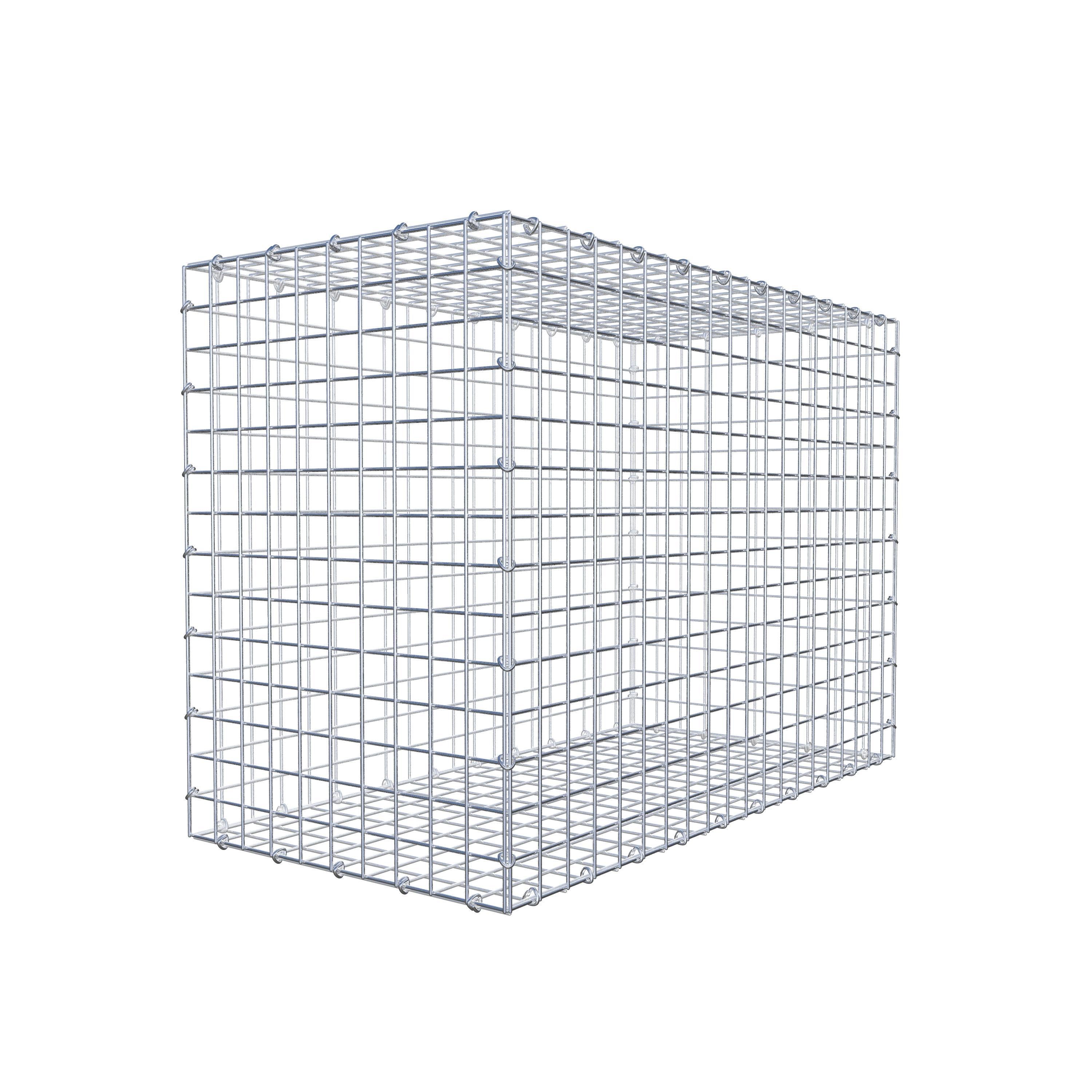 Schanskorf 100 cm x 70 cm x 50 cm (L x H x D), maaswijdte 5 cm x 5 cm, C-ring