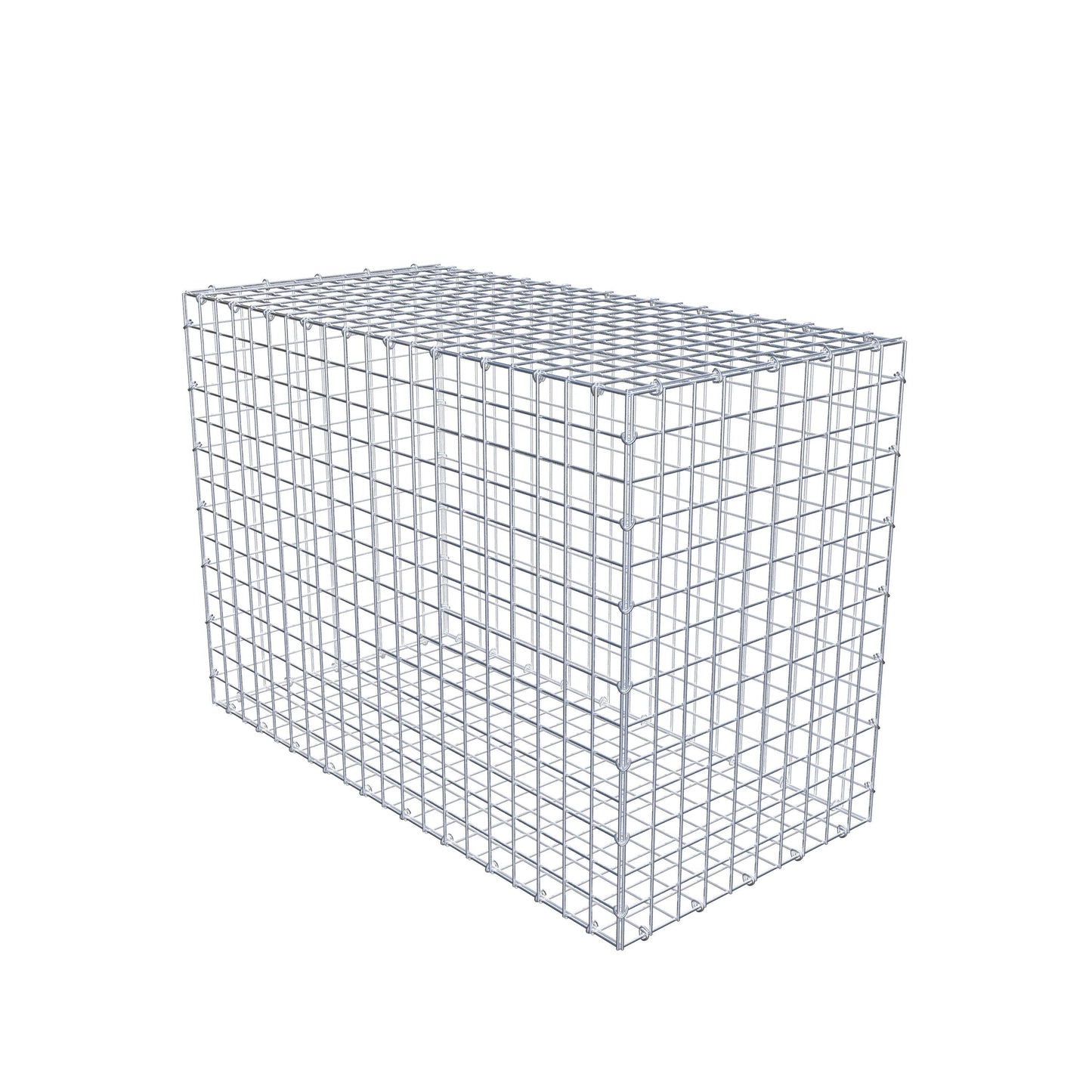 Gabion 100 cm x 70 cm x 50 cm (L x H x P), mailles 5 cm x 5 cm, anneau en C
