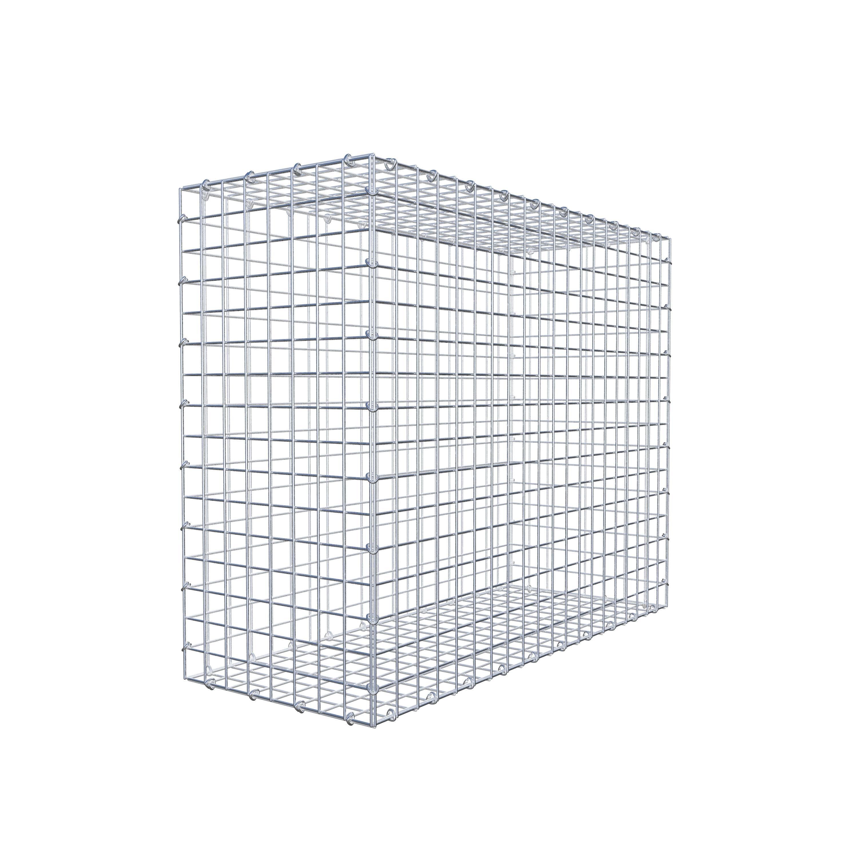 Schanskorf 100 cm x 80 cm x 40 cm (L x H x D), maaswijdte 5 cm x 5 cm, C-ring