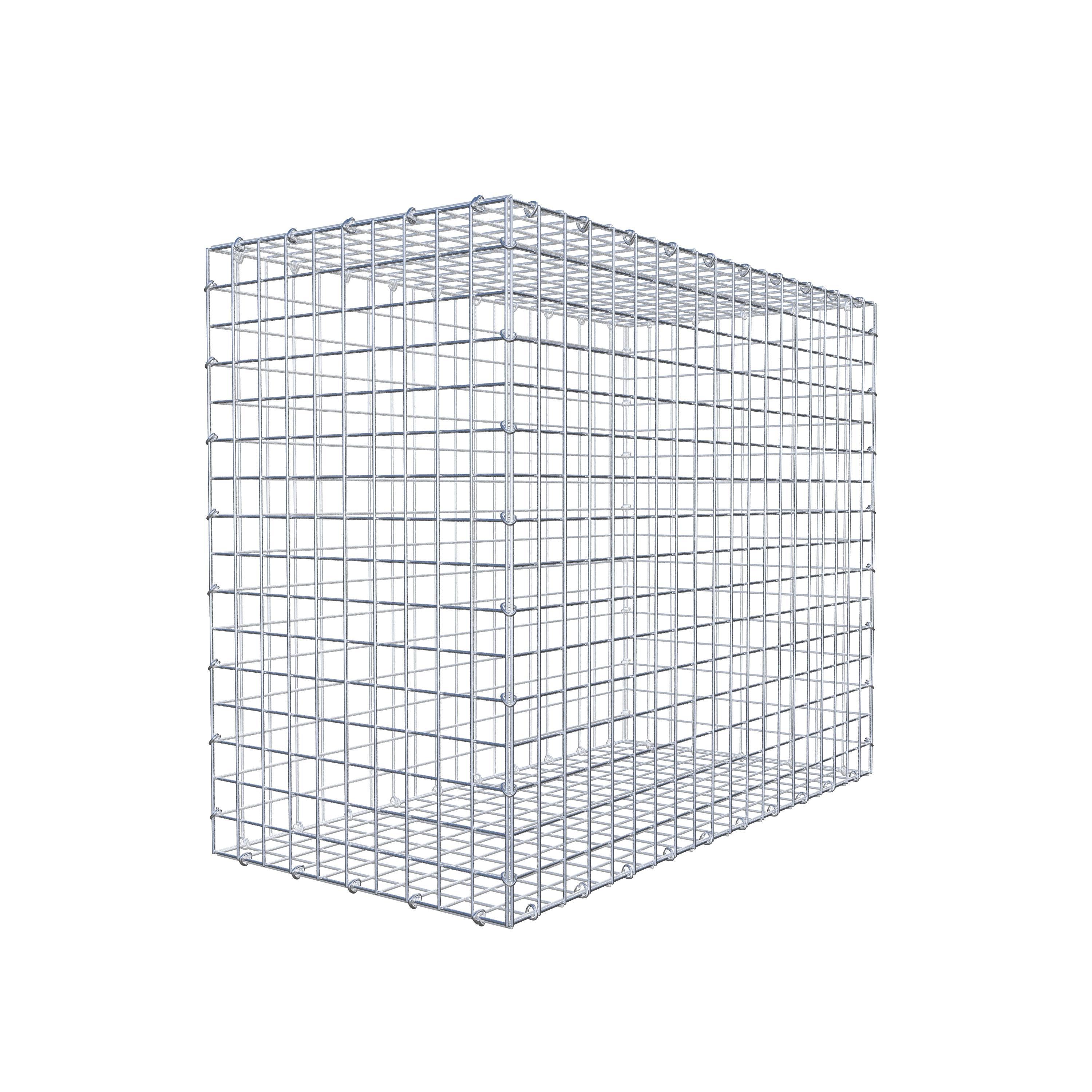 Schanskorf 100 cm x 80 cm x 50 cm (L x H x D), maaswijdte 5 cm x 5 cm, C-ring