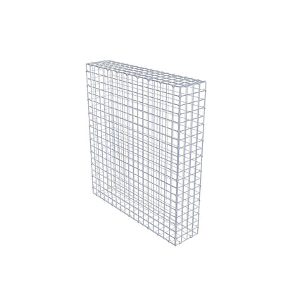 Gabion 100 cm x 90 cm x 20 cm (L x H x P), mailles 5 cm x 5 cm, anneau en C
