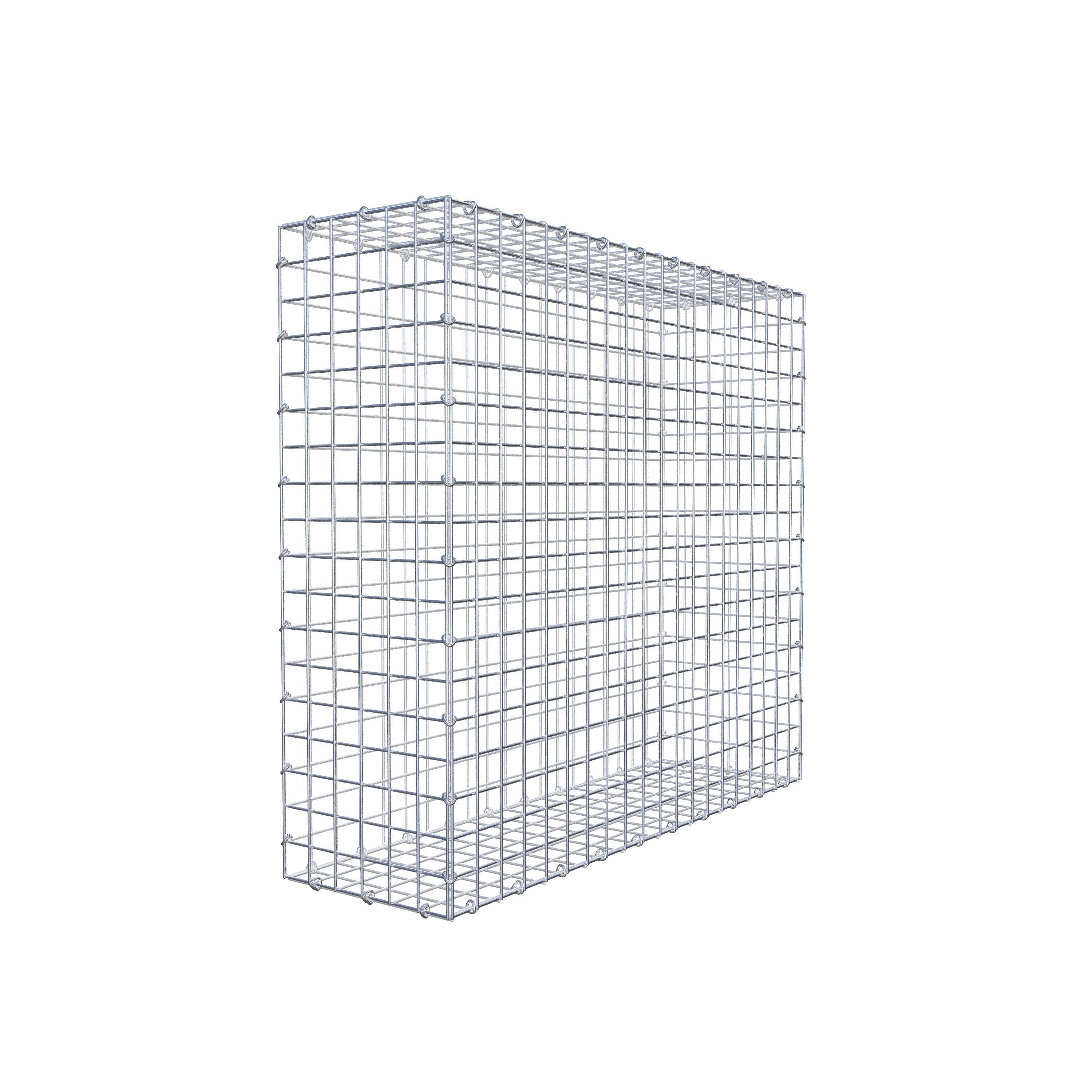 Schanskorf 100 cm x 90 cm x 30 cm (L x H x D), maaswijdte 5 cm x 5 cm, C-ring