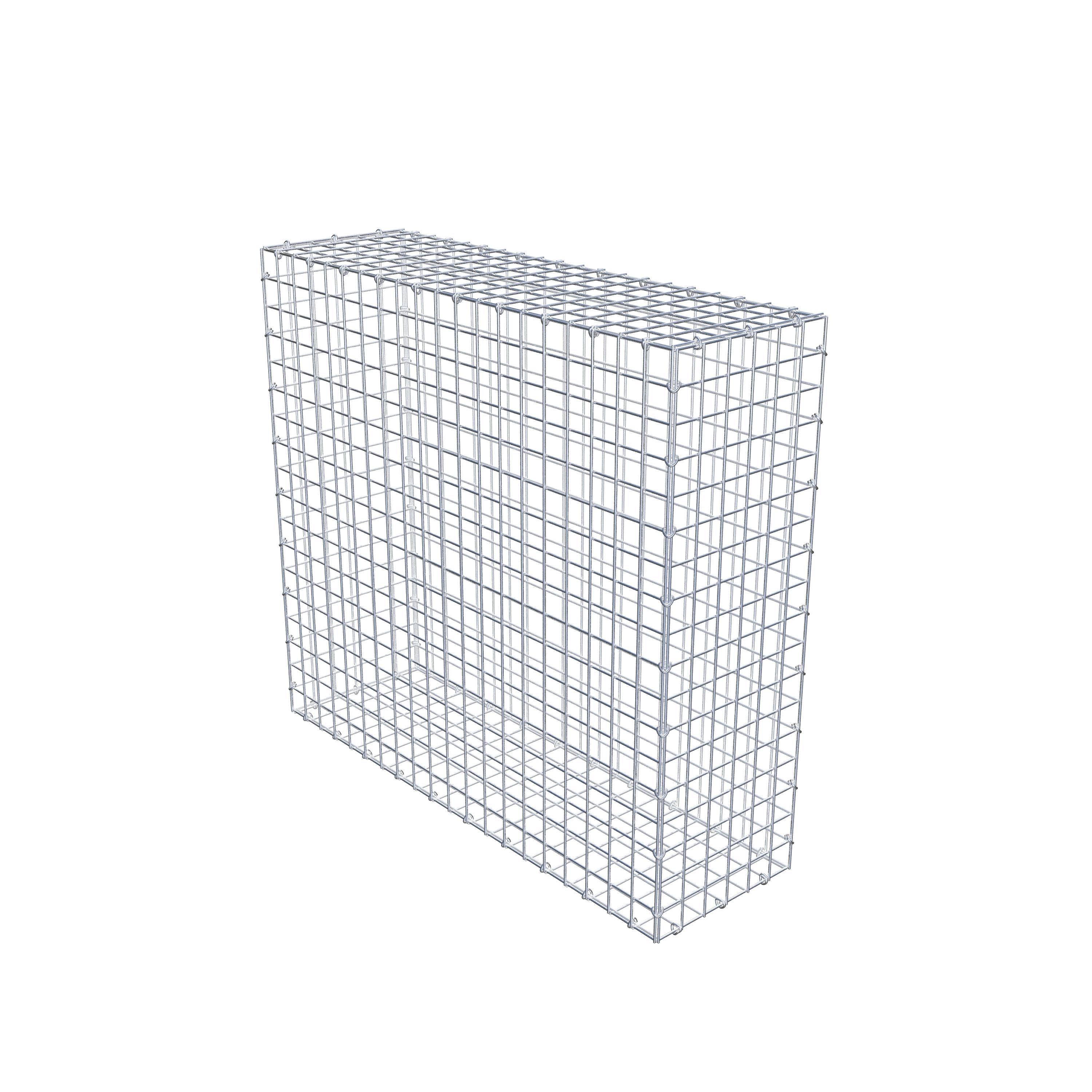 Schanskorf 100 cm x 90 cm x 30 cm (L x H x D), maaswijdte 5 cm x 5 cm, C-ring