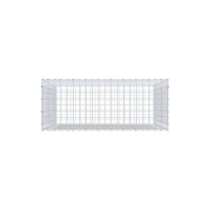 Schanskorf 100 cm x 90 cm x 40 cm (L x H x D), maaswijdte 5 cm x 5 cm, C-ring