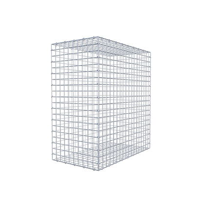 Gabbione 100 cm x 90 cm x 50 cm (L x H x P), maglia 5 cm x 5 cm, anello a C