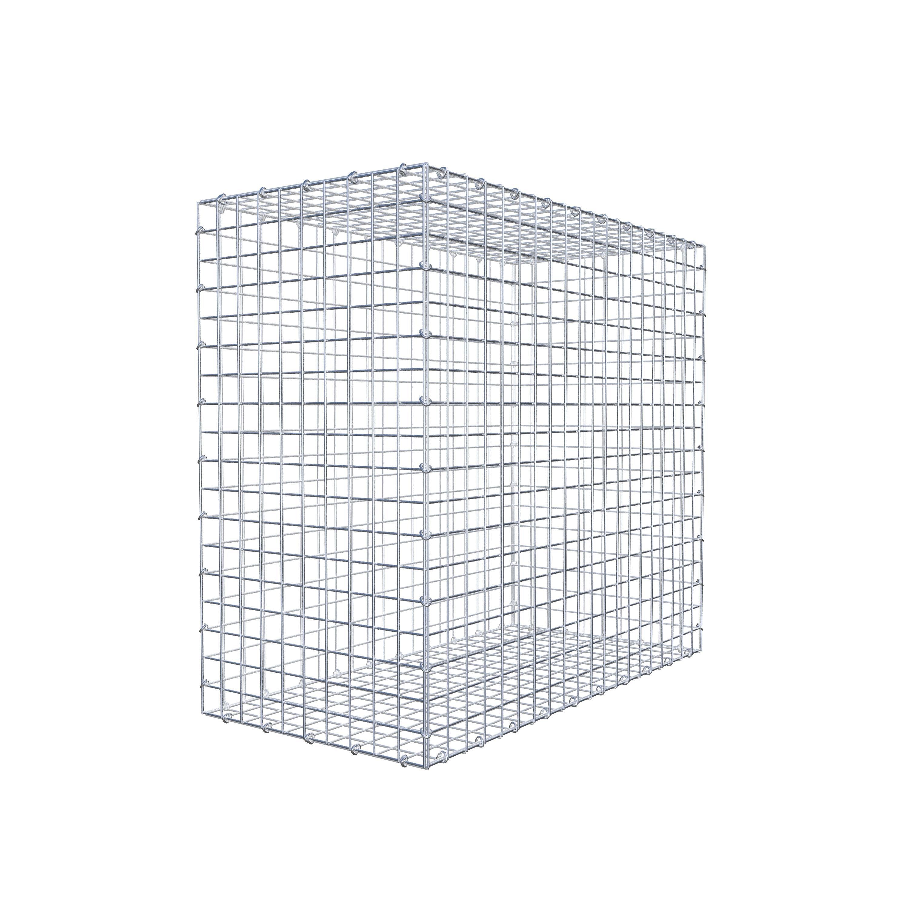 Gabion 100 cm x 90 cm x 50 cm (L x H x D), maskestørrelse 5 cm x 5 cm, C-ring