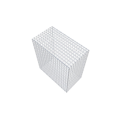 Gabbione 100 cm x 90 cm x 50 cm (L x H x P), maglia 5 cm x 5 cm, anello a C