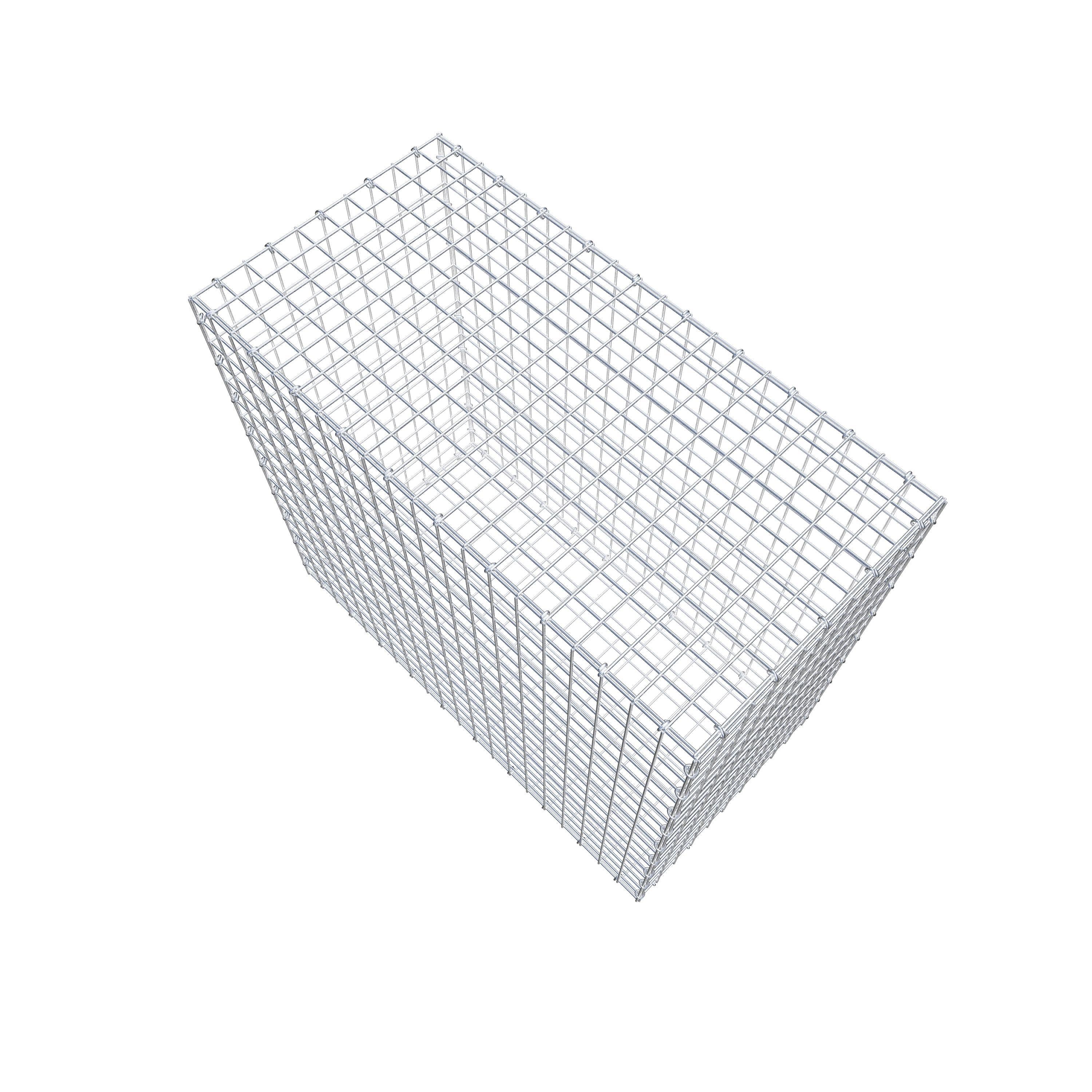 Gabion 100 cm x 90 cm x 50 cm (L x H x D), maskestørrelse 5 cm x 5 cm, C-ring