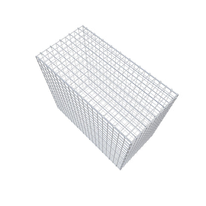 Gabbione 100 cm x 90 cm x 50 cm (L x H x P), maglia 5 cm x 5 cm, anello a C