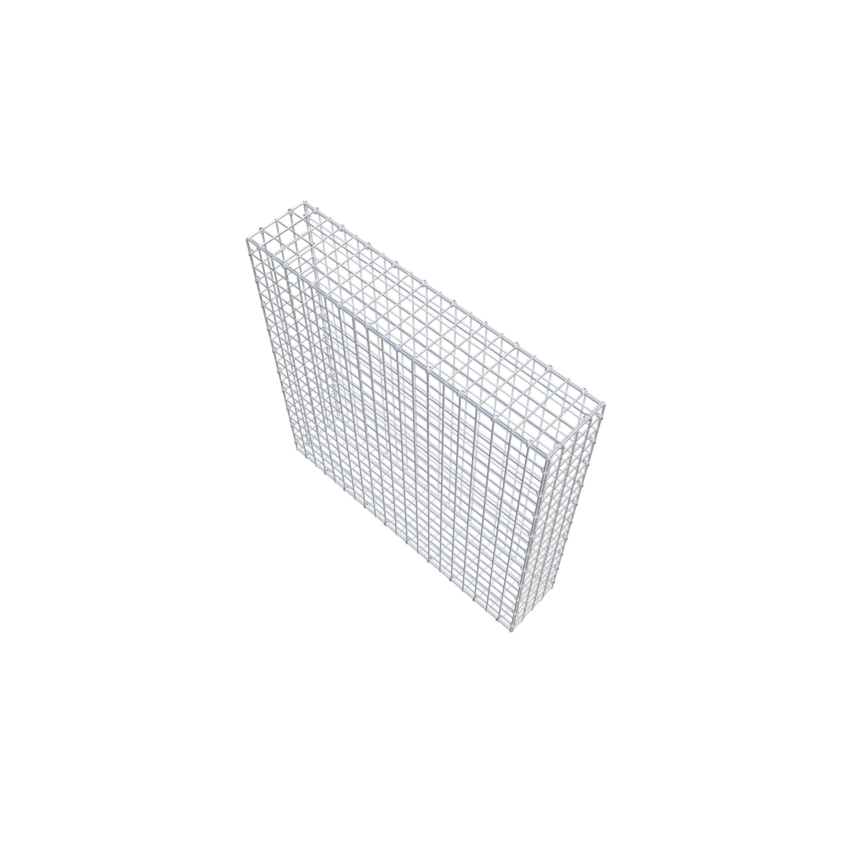 Schanskorf 100 cm x 100 cm x 20 cm (L x H x D), maaswijdte 5 cm x 5 cm, C-ring