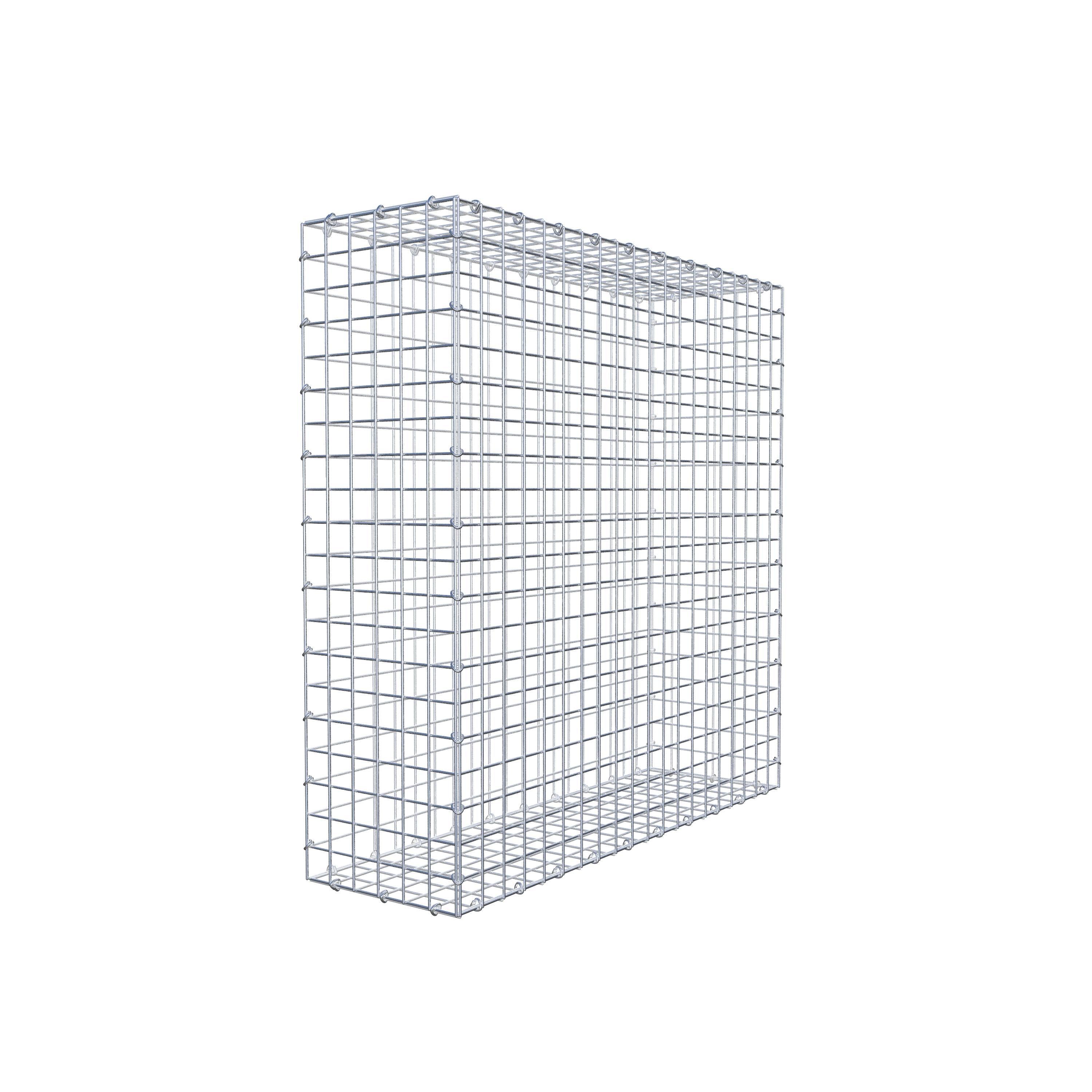 Schanskorf 100 cm x 100 cm x 30 cm (L x H x D), maaswijdte 5 cm x 5 cm, C-ring