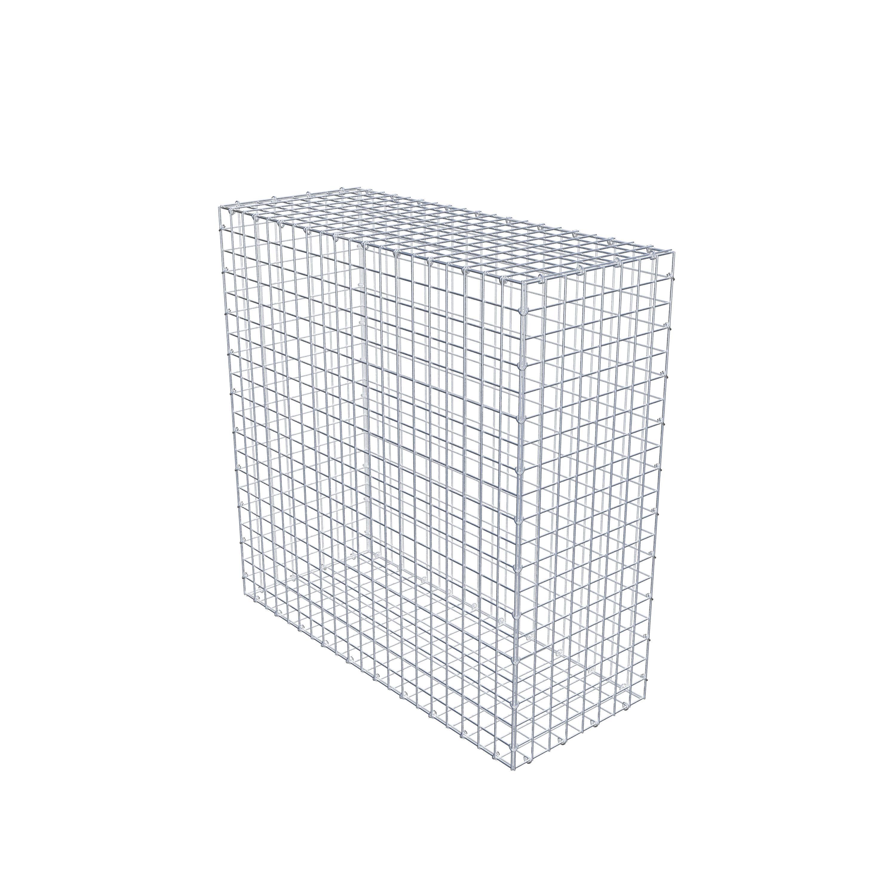 Schanskorf 100 cm x 100 cm x 40 cm (L x H x D), maaswijdte 5 cm x 5 cm, C-ring