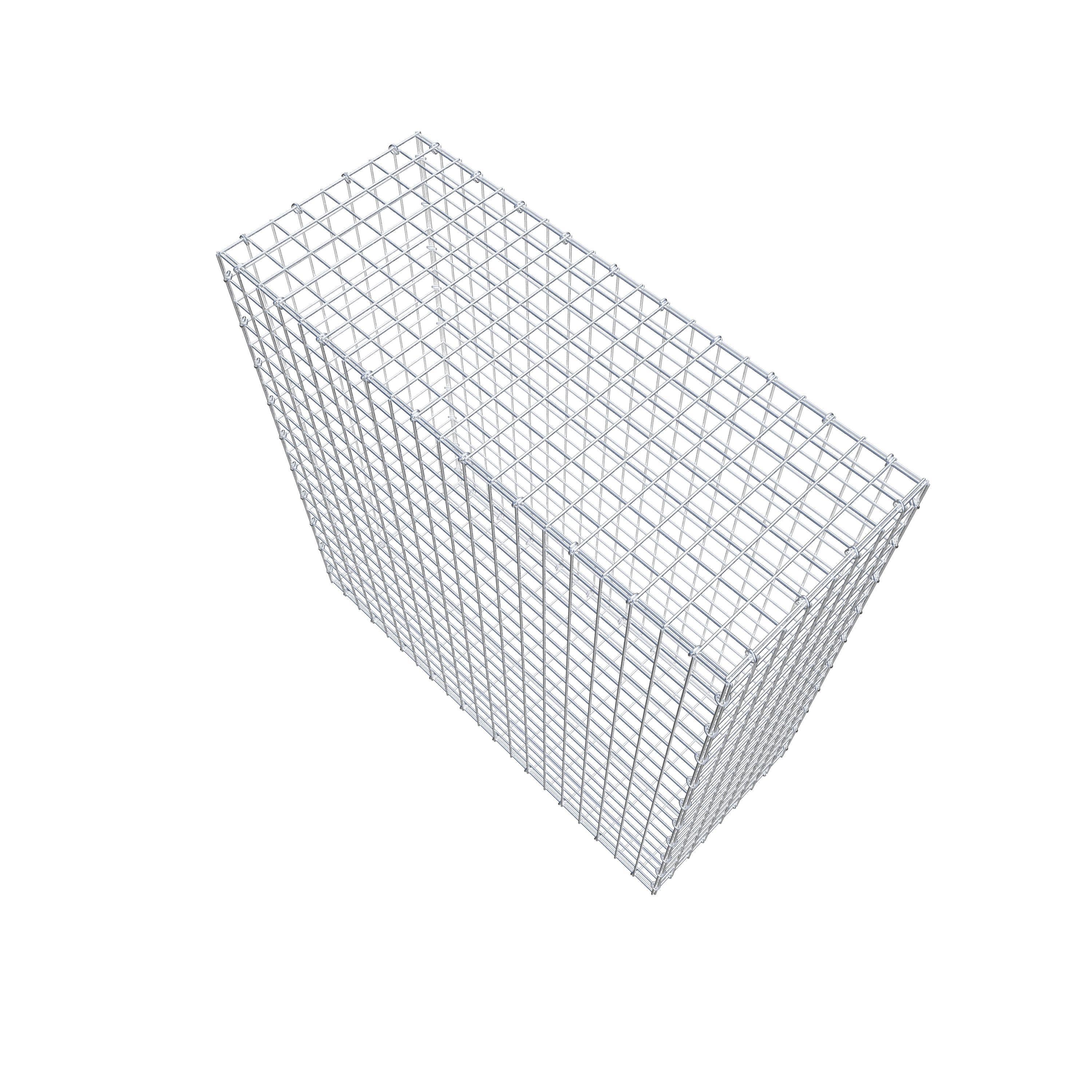 Schanskorf 100 cm x 100 cm x 40 cm (L x H x D), maaswijdte 5 cm x 5 cm, C-ring